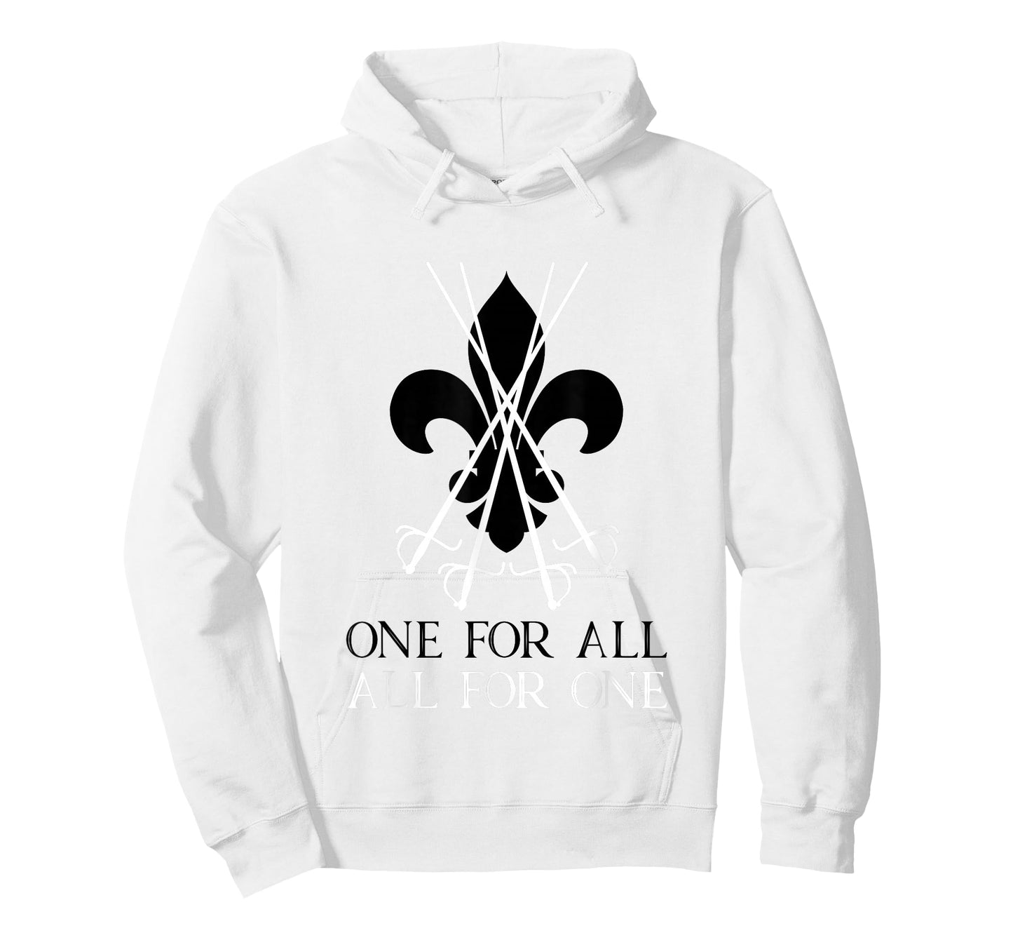 One for All, All for One The Three Musketeers Fleur-de-lis T-Shirt