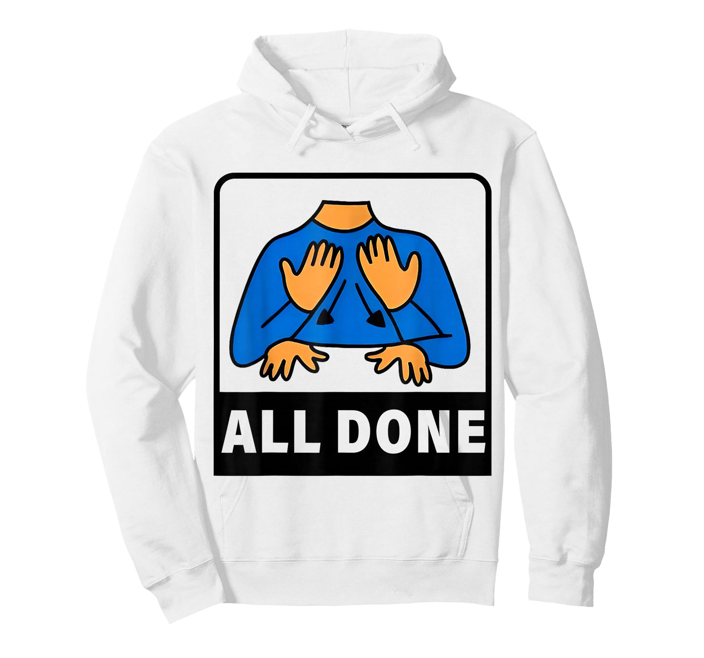 All Done Sign Language Speech Therapist Special Education T-Shirt