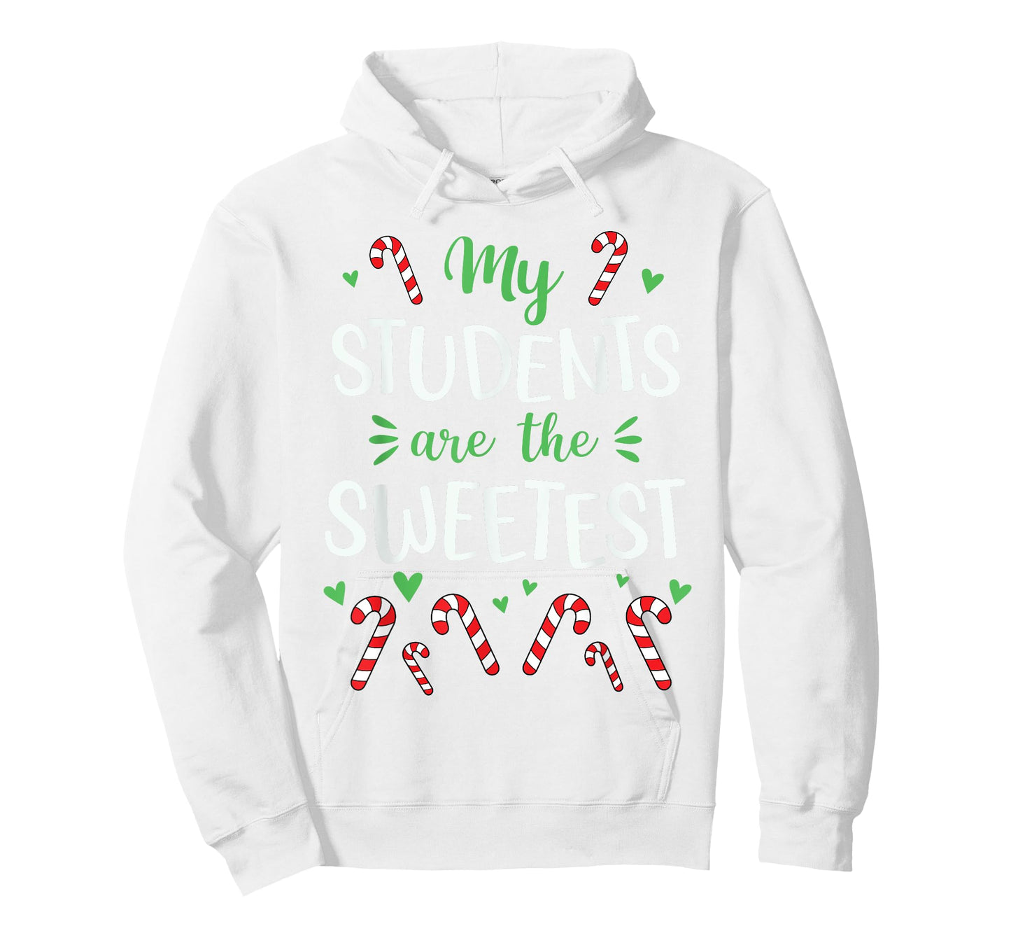 Cute Christmas Quote For Teacher Funny Winter Candy Cane T-Shirt