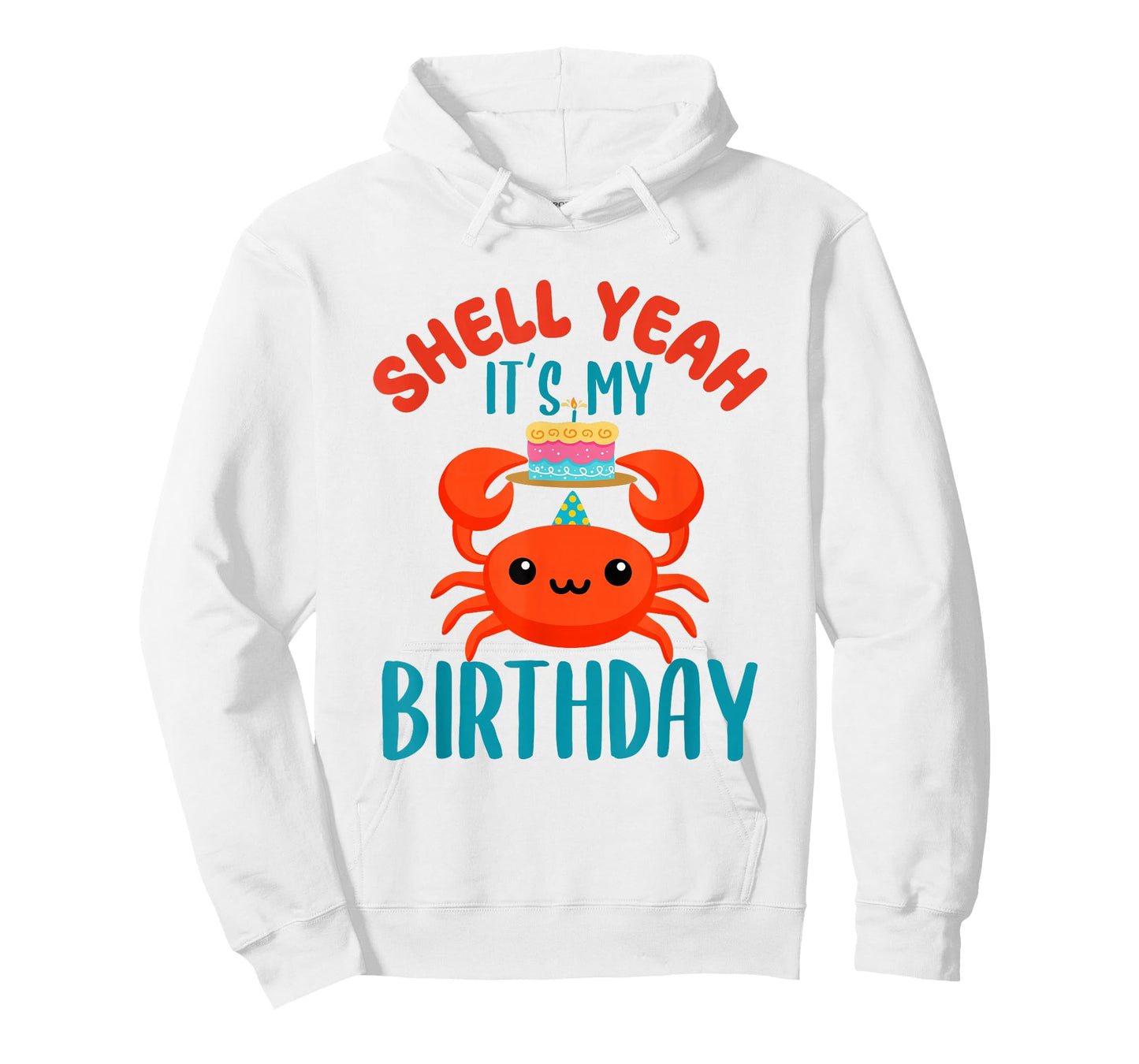 Cute Crab Birthday Shell T-Shirt