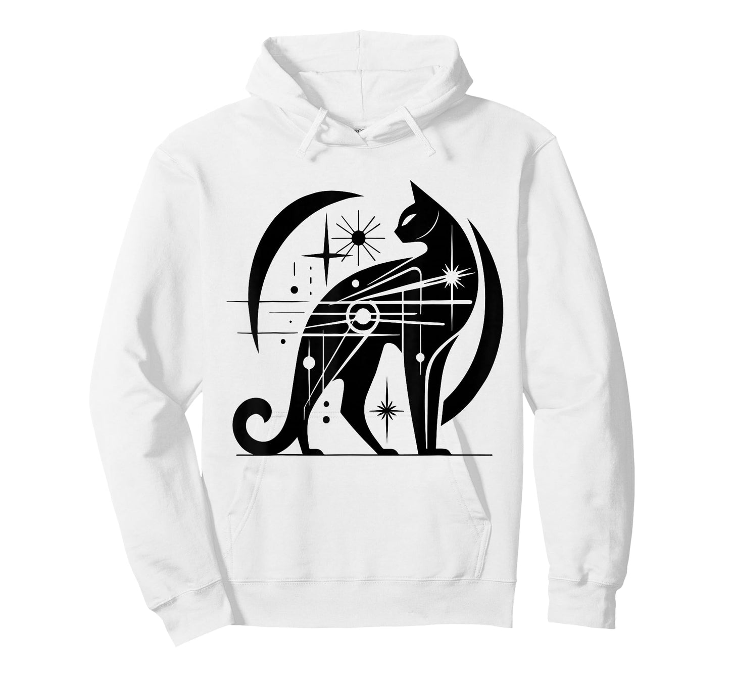 Cat Midcentury Mid Century Retro Atomic Age Modern T-Shirt