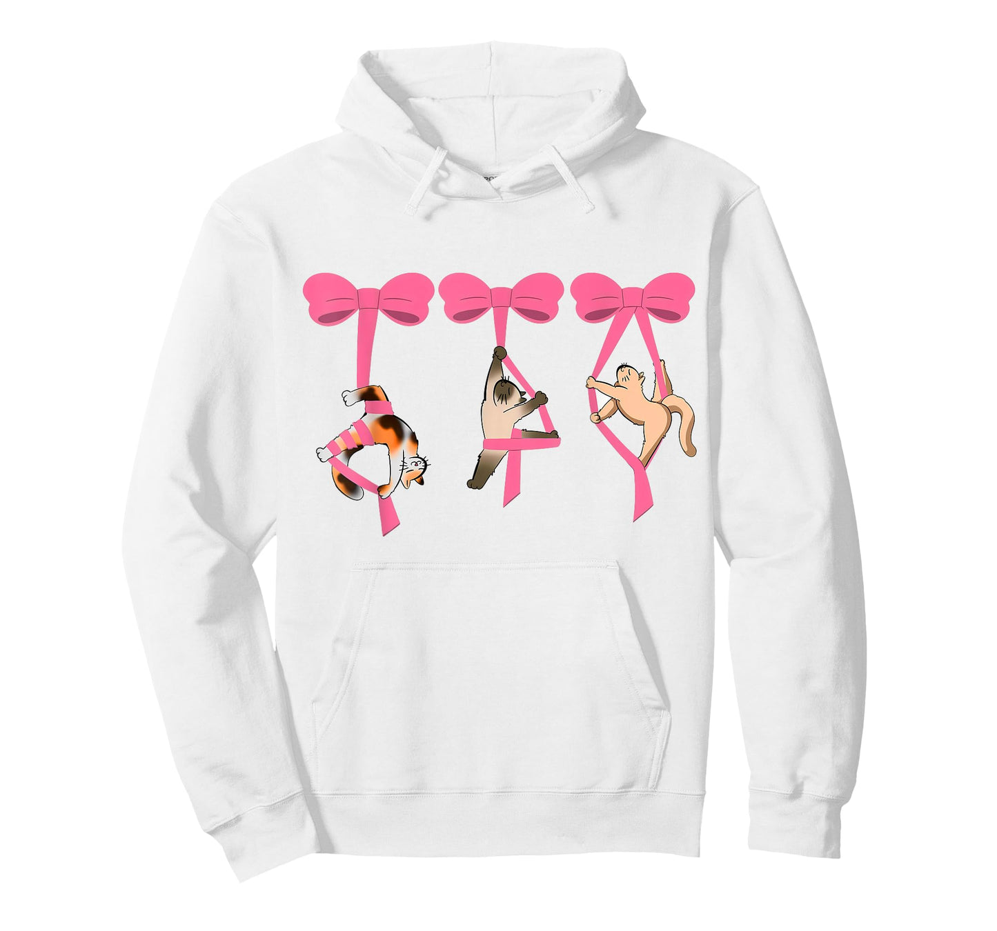 Aerialist Aerial Silk Dancer Cat Lover Dancing Aerial Silk T-Shirt