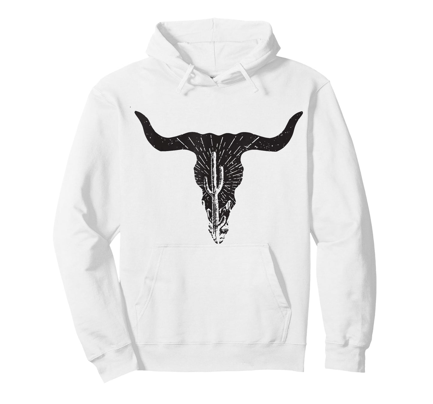 Cow Skull Desert Cactus Boho Longhorn South Western Country T-Shirt