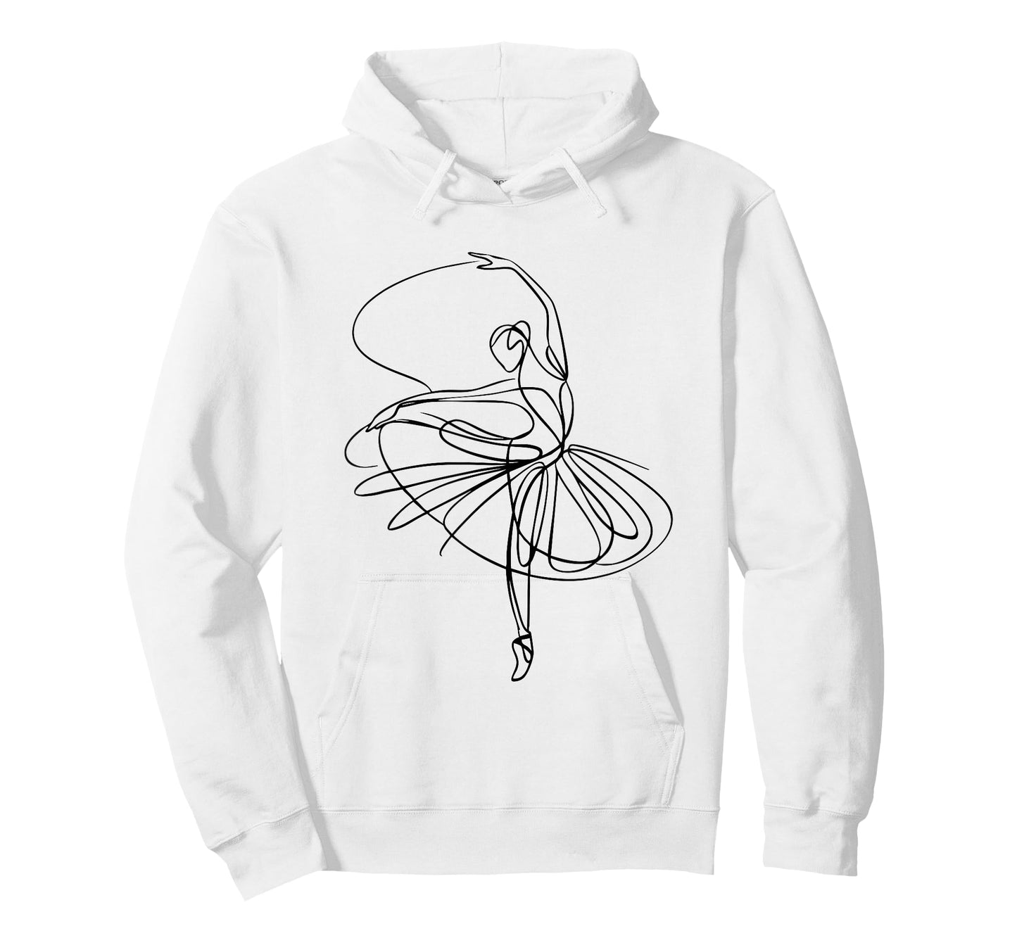Ballet Dancer Dancing Ballerina Minimalist Dance Women Girls T-Shirt