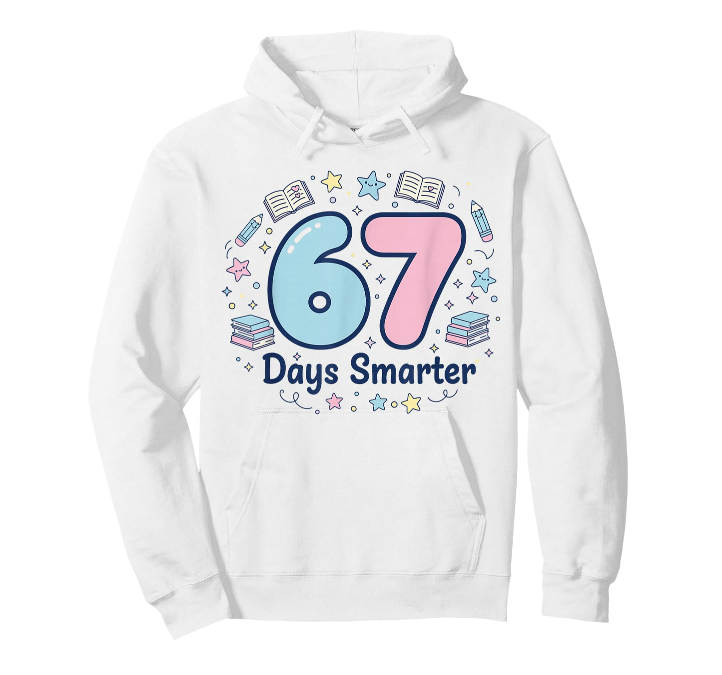 67 Days Smarter 67th Day of School for Teacher Boys Girls T-Shirt