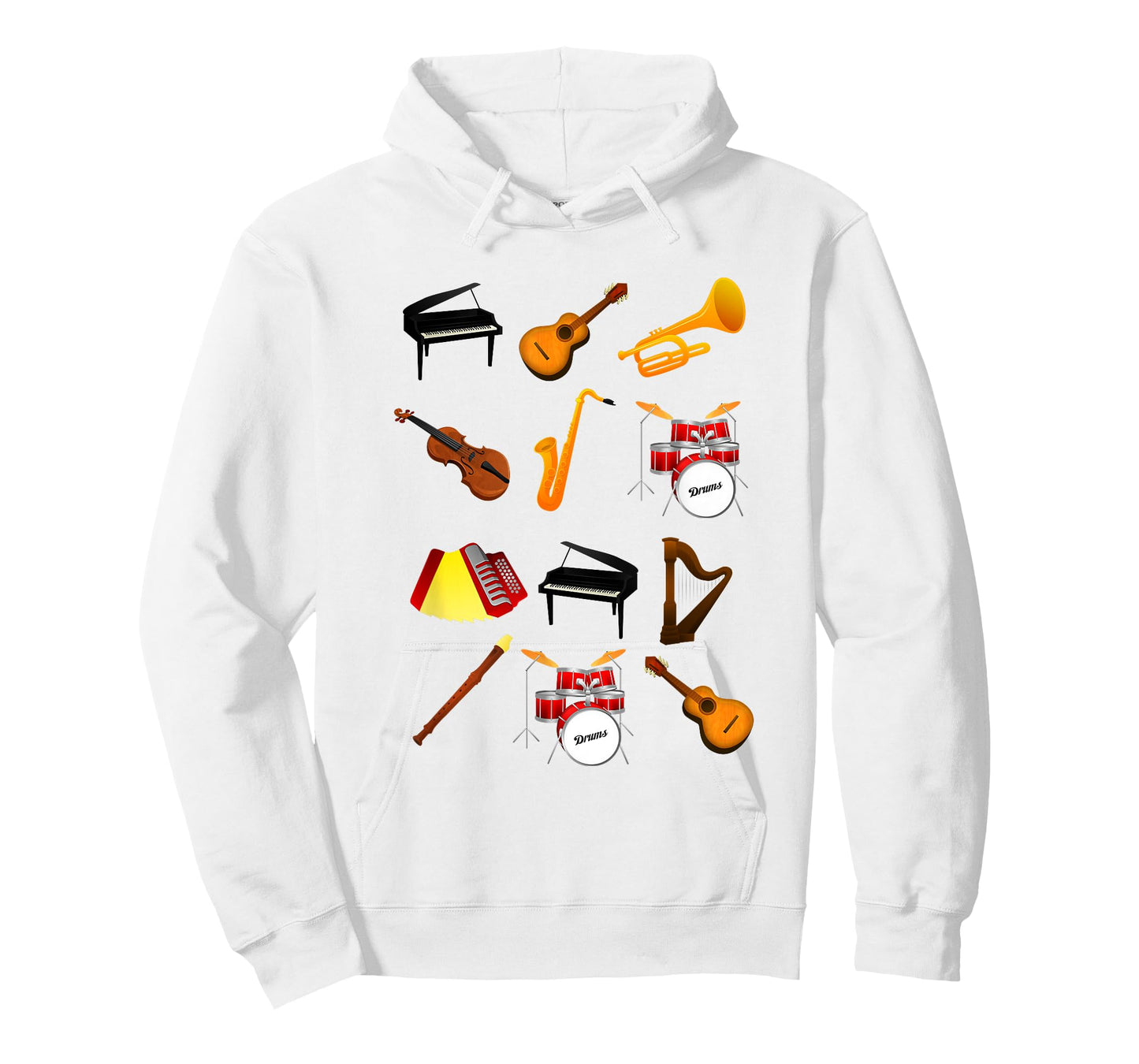 Musical Instruments Short Sleeved T-shirt For Toddlers T-Shirt