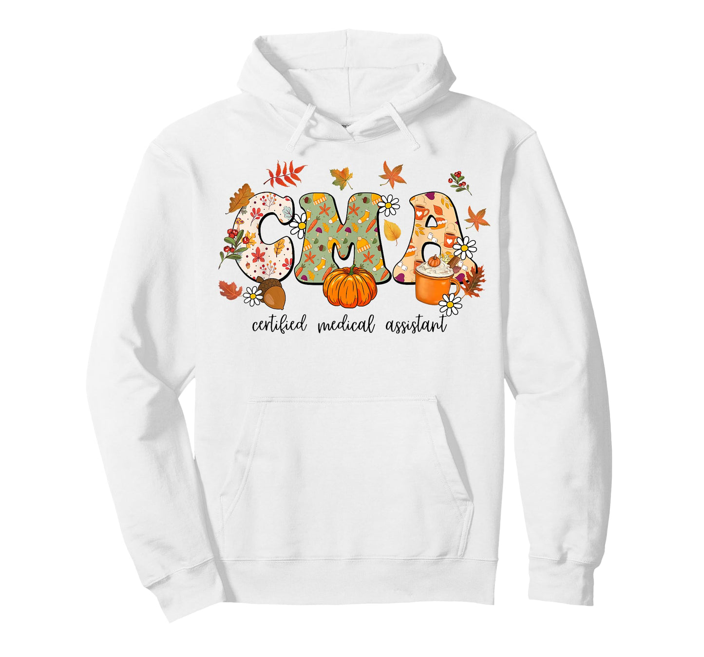 Certified Medical Assistant Autumn Fall Season Thanksgiving T-Shirt