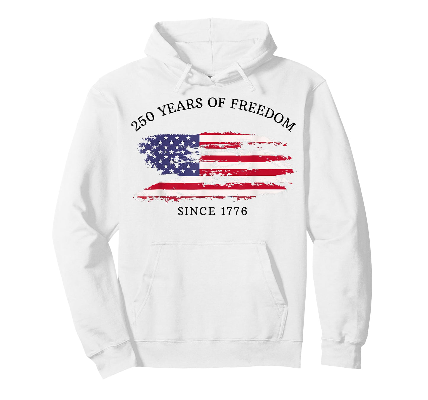 250 Years of Freedom 250th Anniversary USA Flag 4th of July T-Shirt