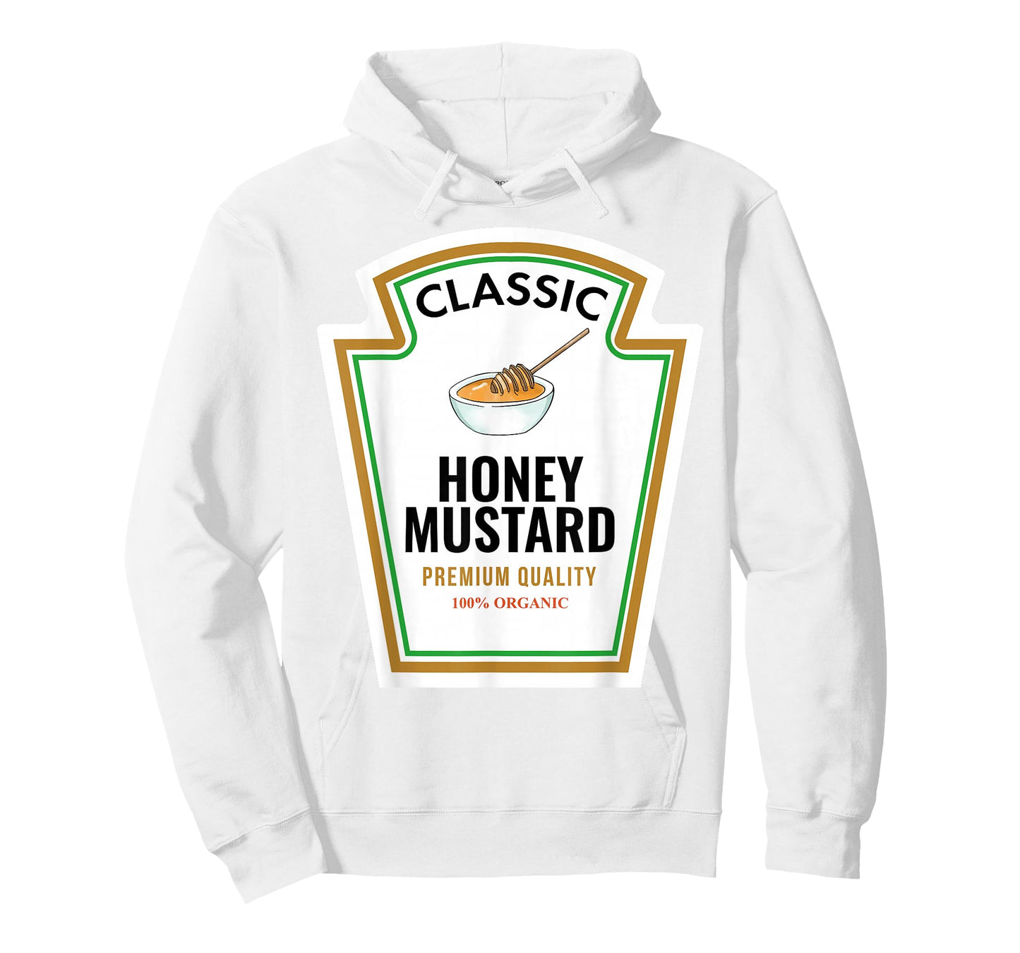 Classic Honey Mustard Label Design Organic Condiment Lover T-Shirt