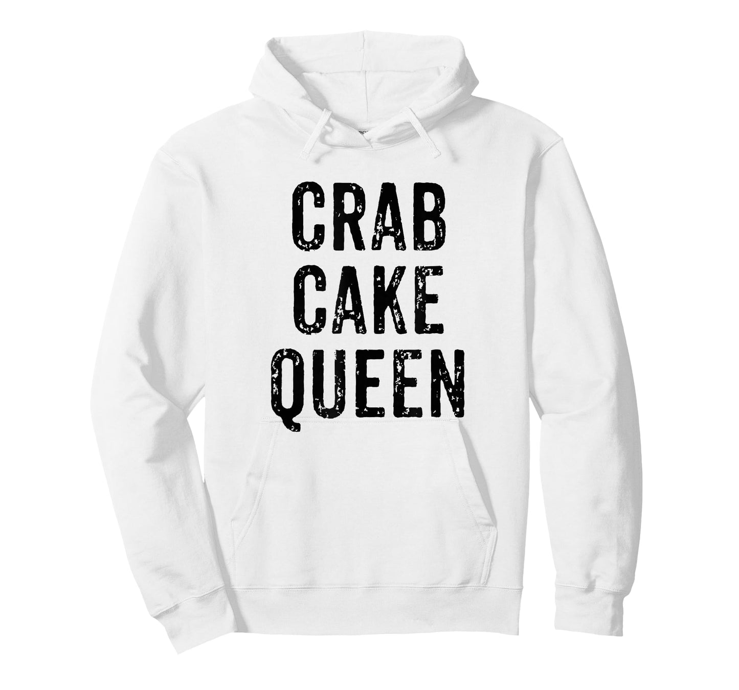 Crab Cake Queen Vintage Distressed Chef Foodie Seafood T-Shirt