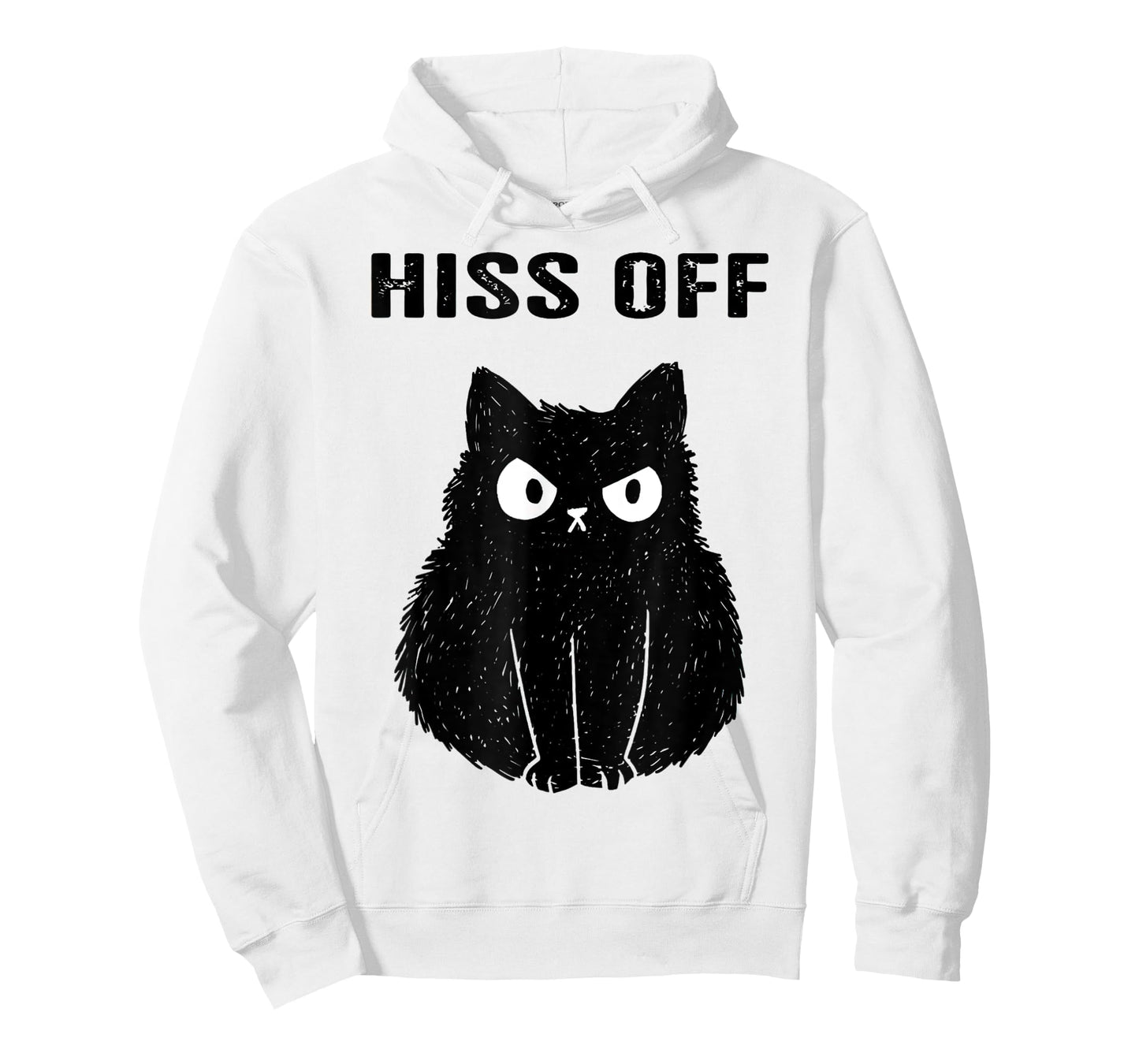 Black Cat Hiss Off T-Shirt