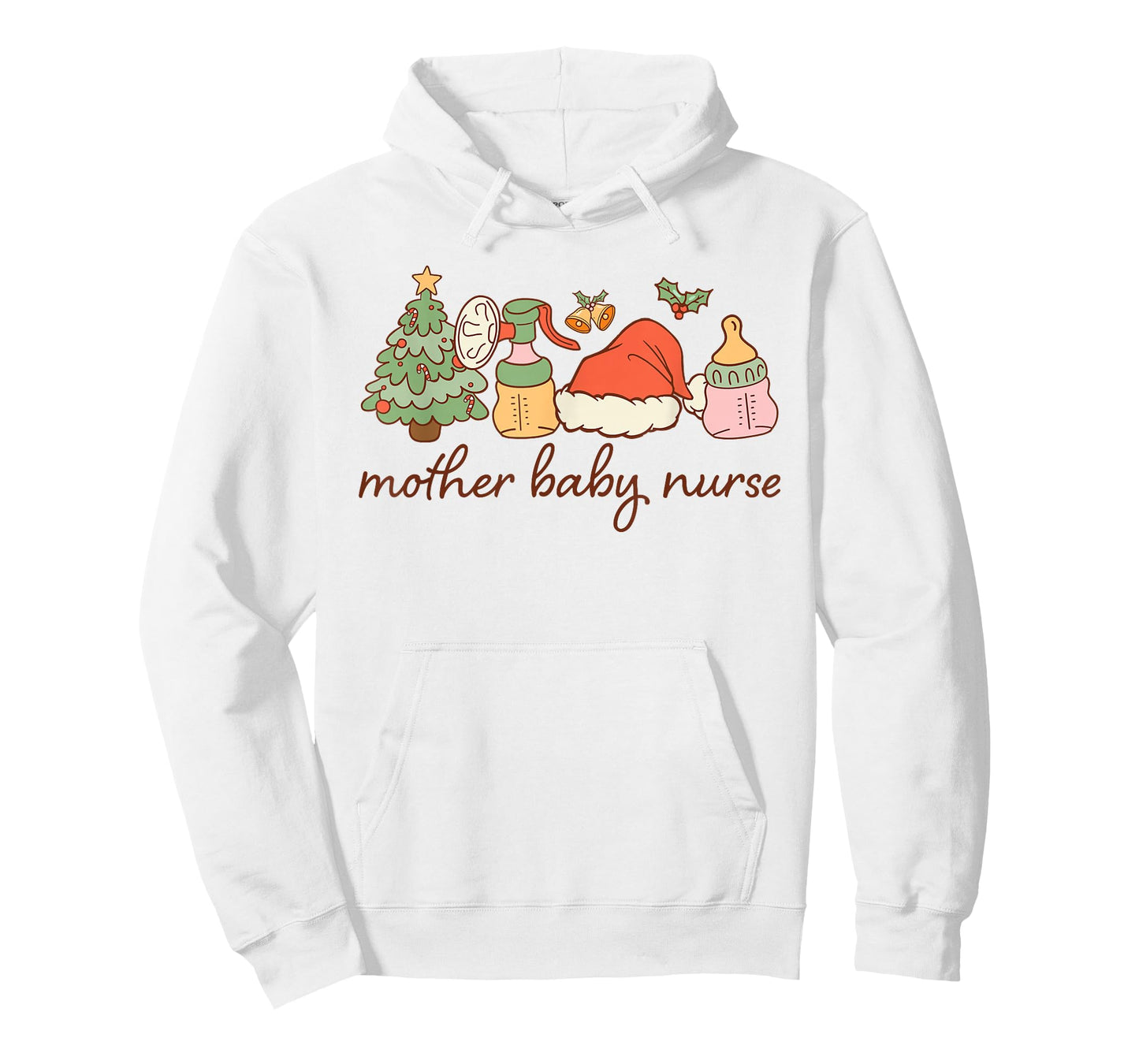 Mother Baby Nurse Christmas Maternity and Baby Care T-Shirt