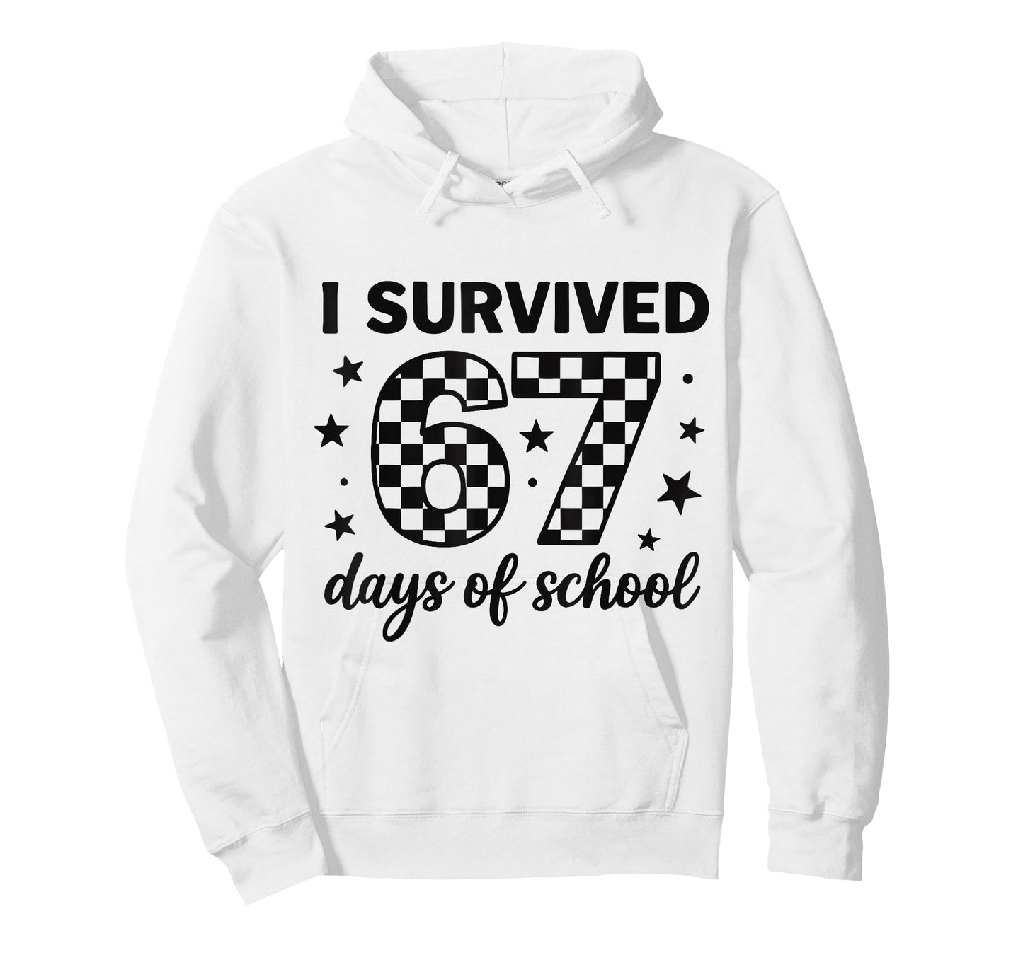 I Survived 67 Days of School Teachers Students Six Seven T-Shirt