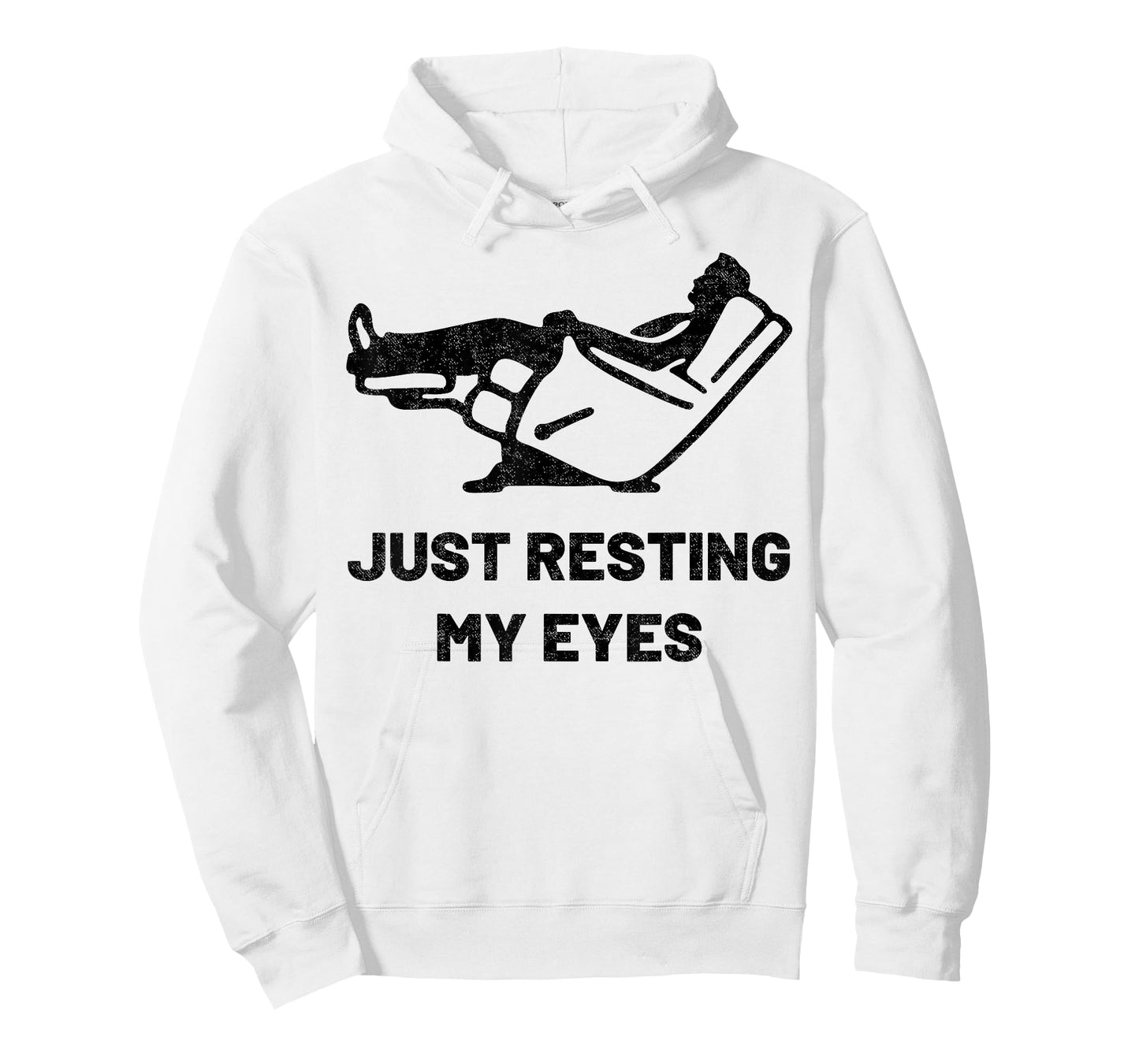 Just Resting My Eyes Funny Recliner Father's Day Dad Husband T-Shirt