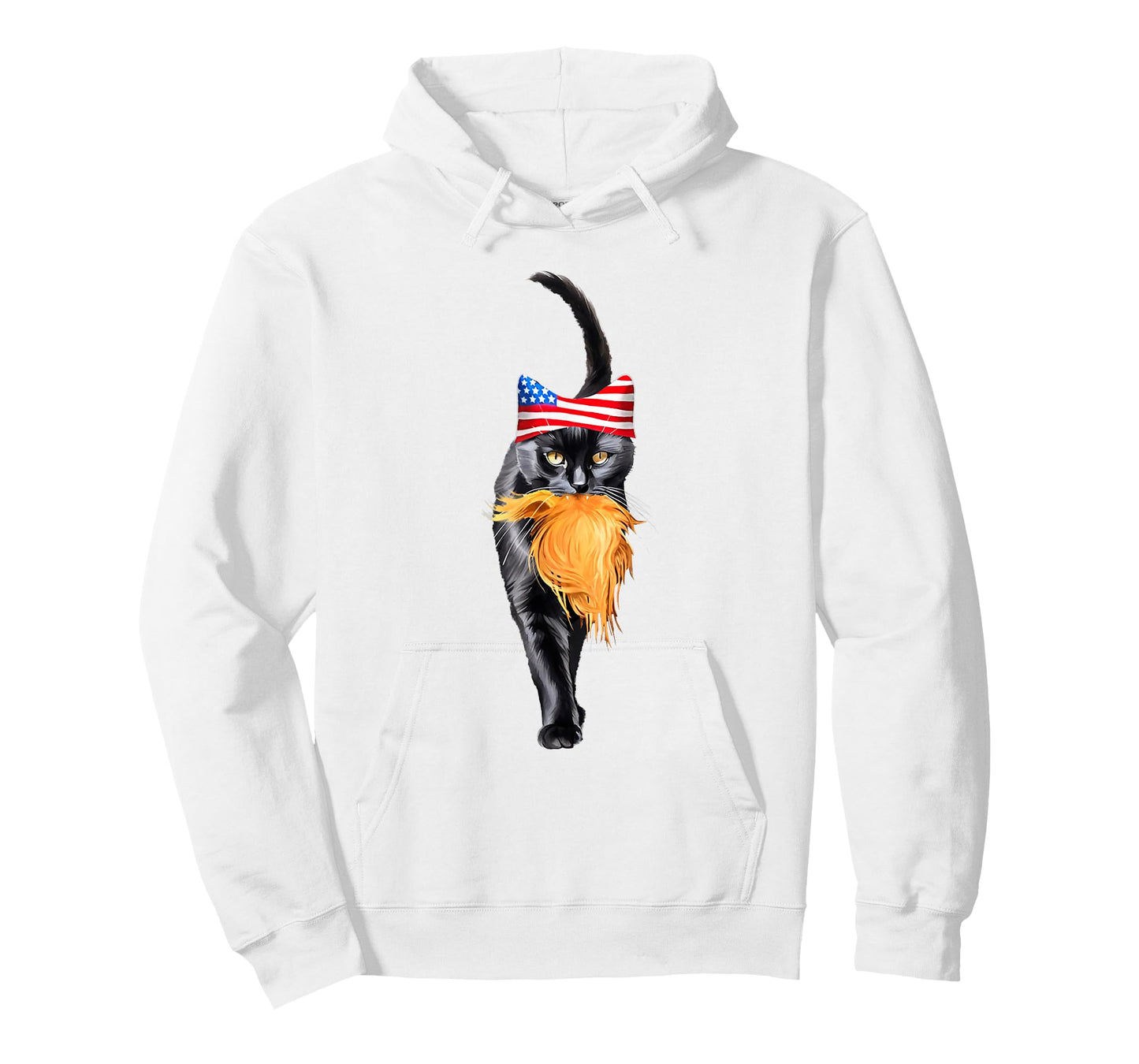 Funny Childless Cat Lady with Trump Hair Vote Kamala 2024 T-Shirt