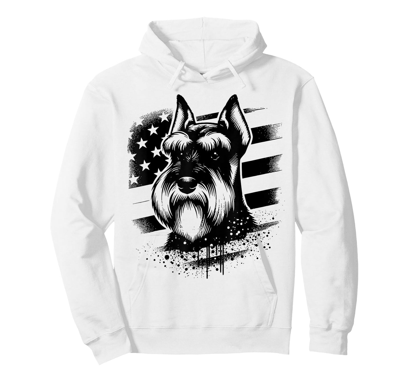 Standard Schnauzer 4th Of July Patriotic Dog American Flag Women Kids Men T-Shirt