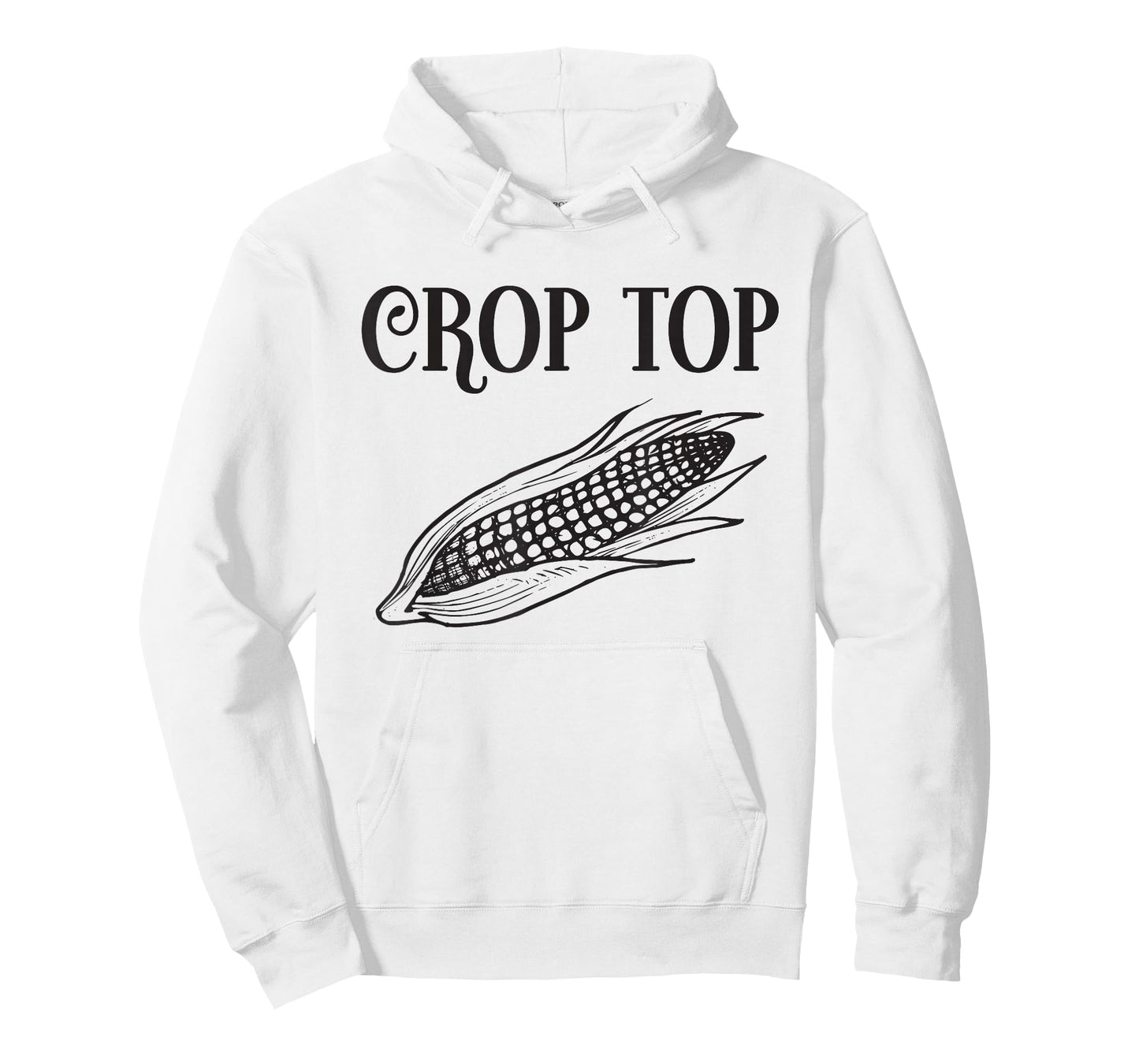 Crop Top Funny Gardening Farming Corn Lover Corny Country T-Shirt