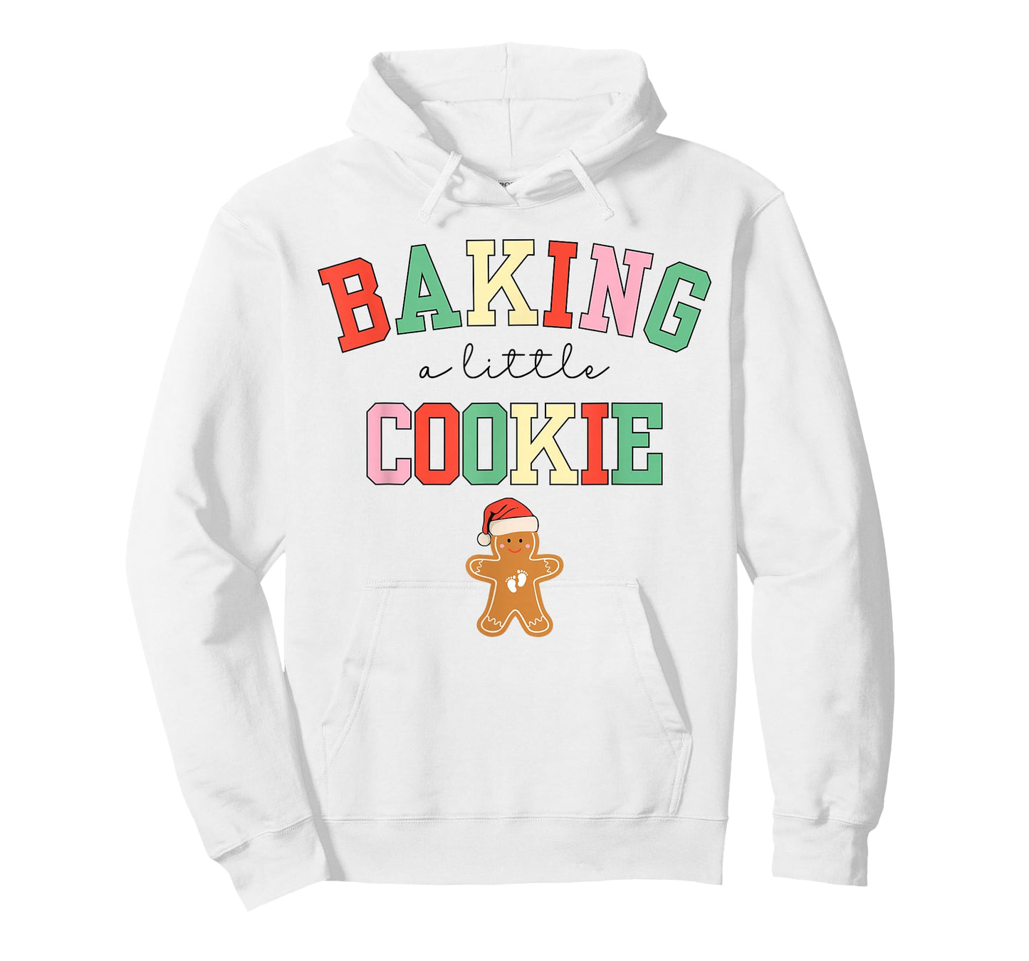 Baking a Little Cookie Pregnant Christmas Mom to Be Xmas T-Shirt