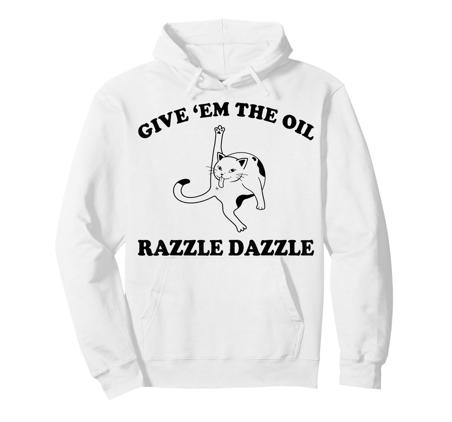 Funny Cat Give 'Em The Oil T-Shirt