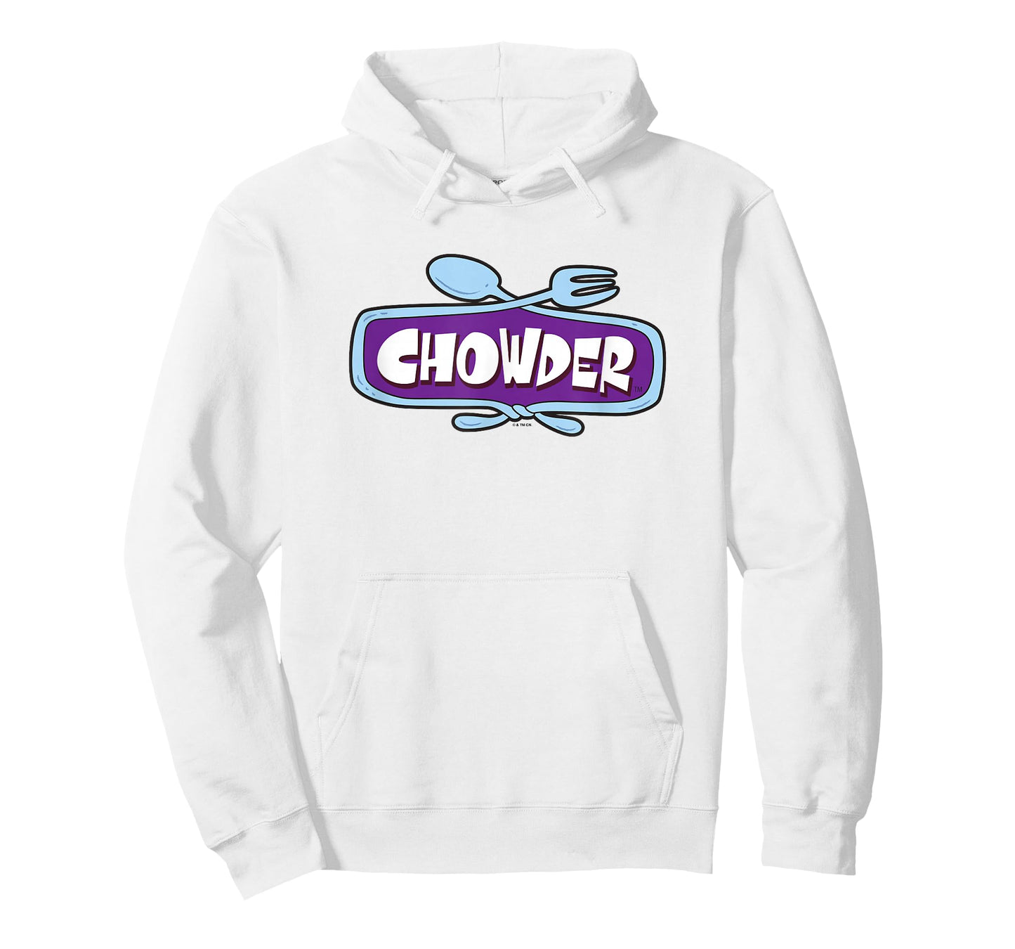 Chowder Classic Cartoon Stylized Chest Logo T-Shirt