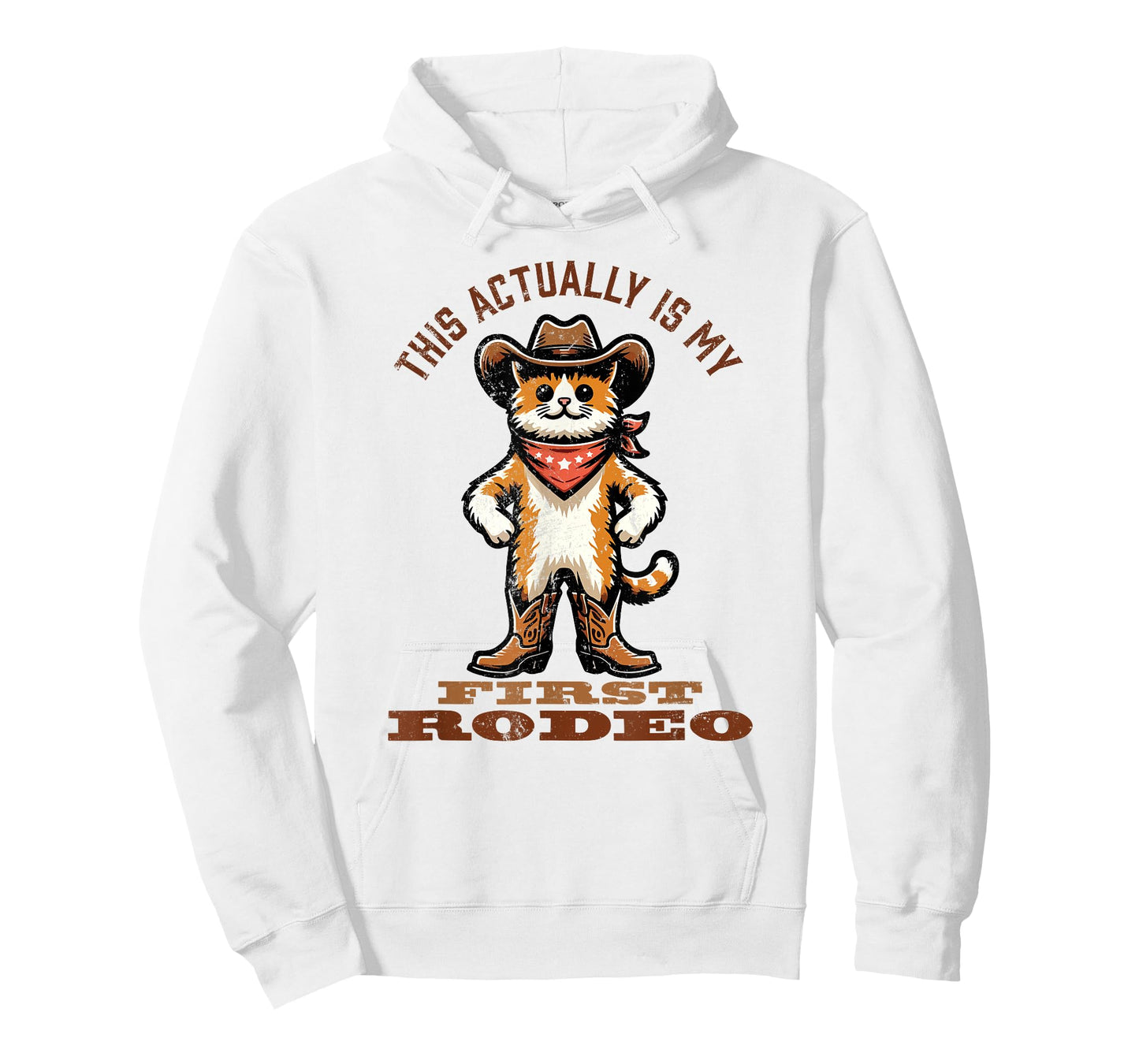 This Actually Is My First Rodeo - Funny cat T-Shirt