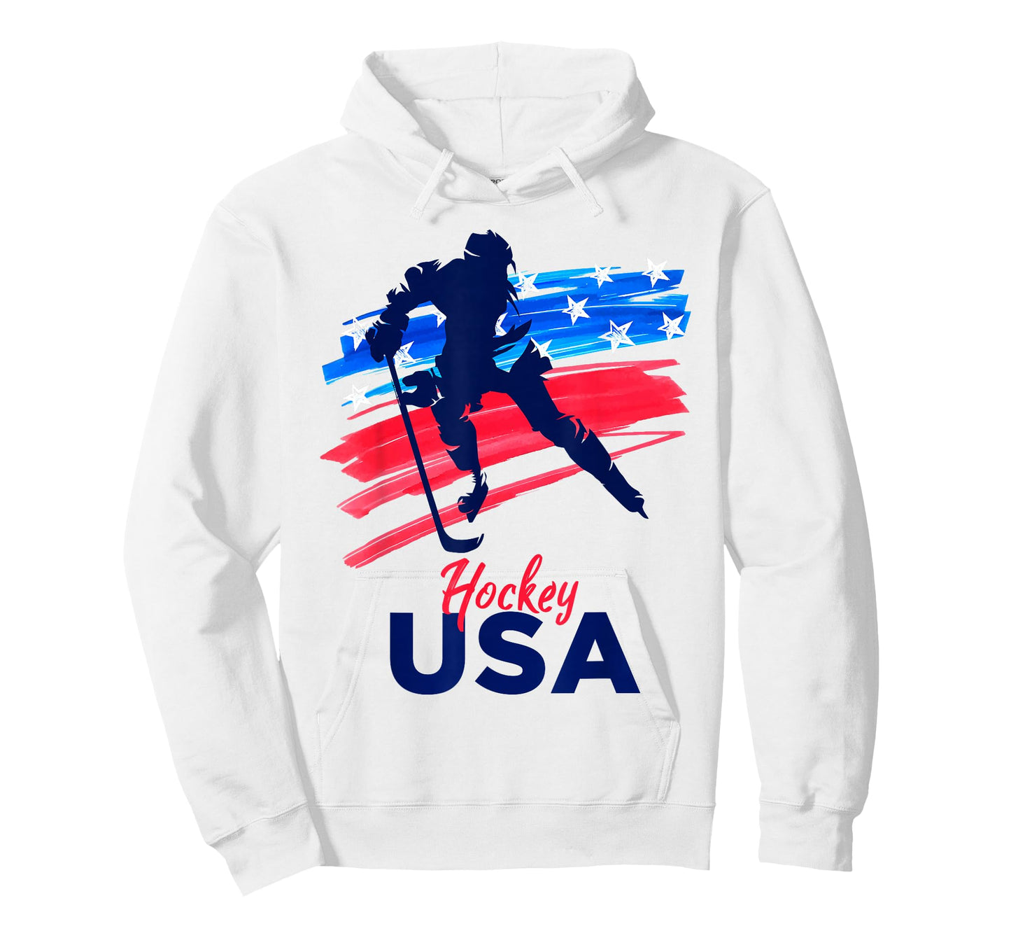 Hockey USA Support the Team Shirt USA Ice Hockey Lover T-Shirt