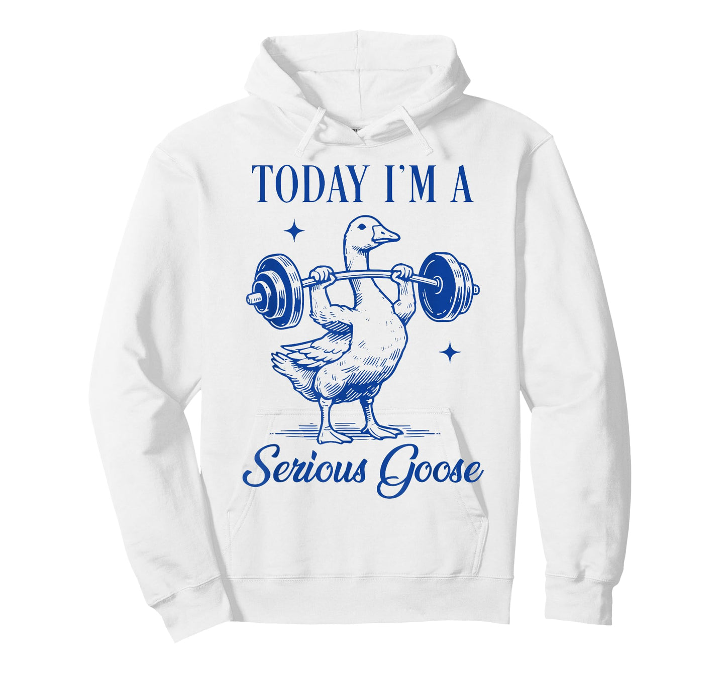 Today I'm a serious Goose Funny Lifting Weights Gym Fitness T-Shirt