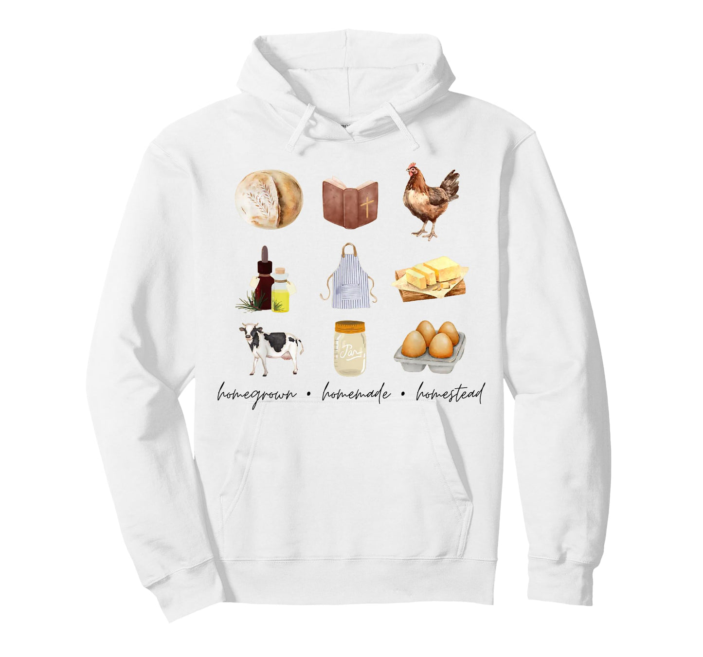 Homegrown Homemade Homestead T-Shirt, Small