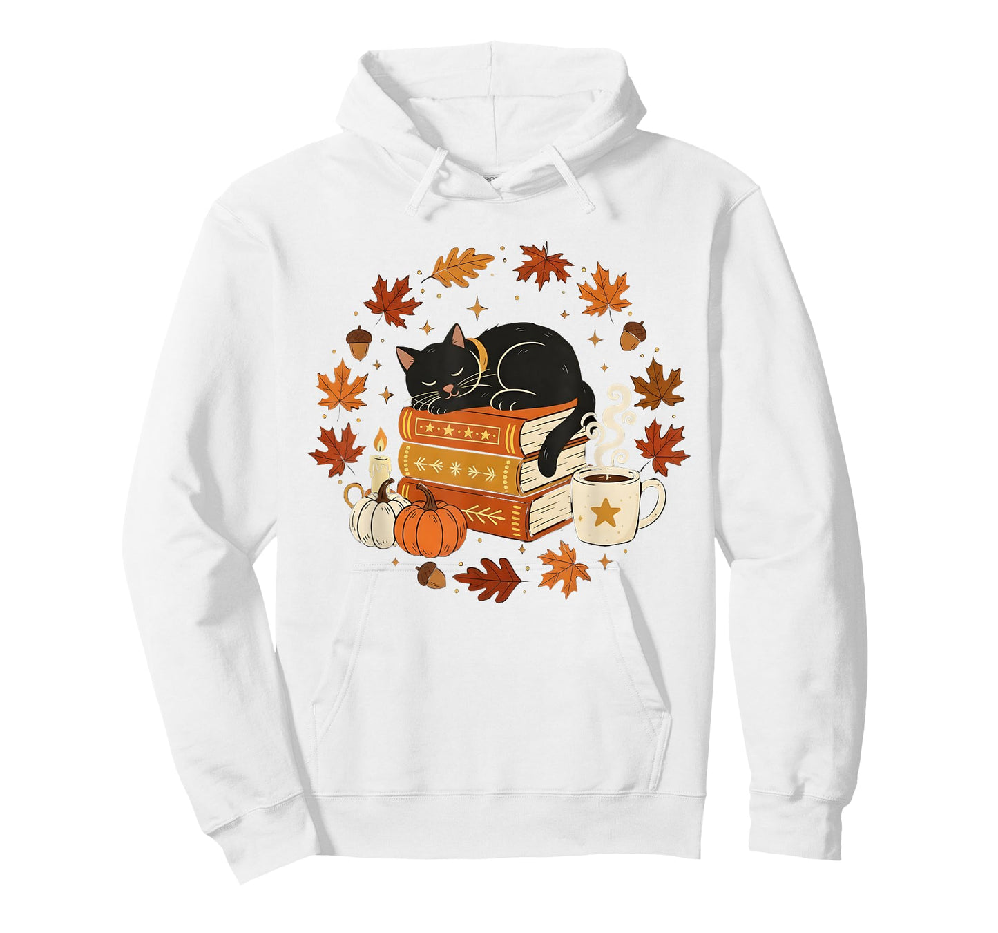 Cute Cat Fall in Love with Reading Book Cat Lover Librarian T-Shirt