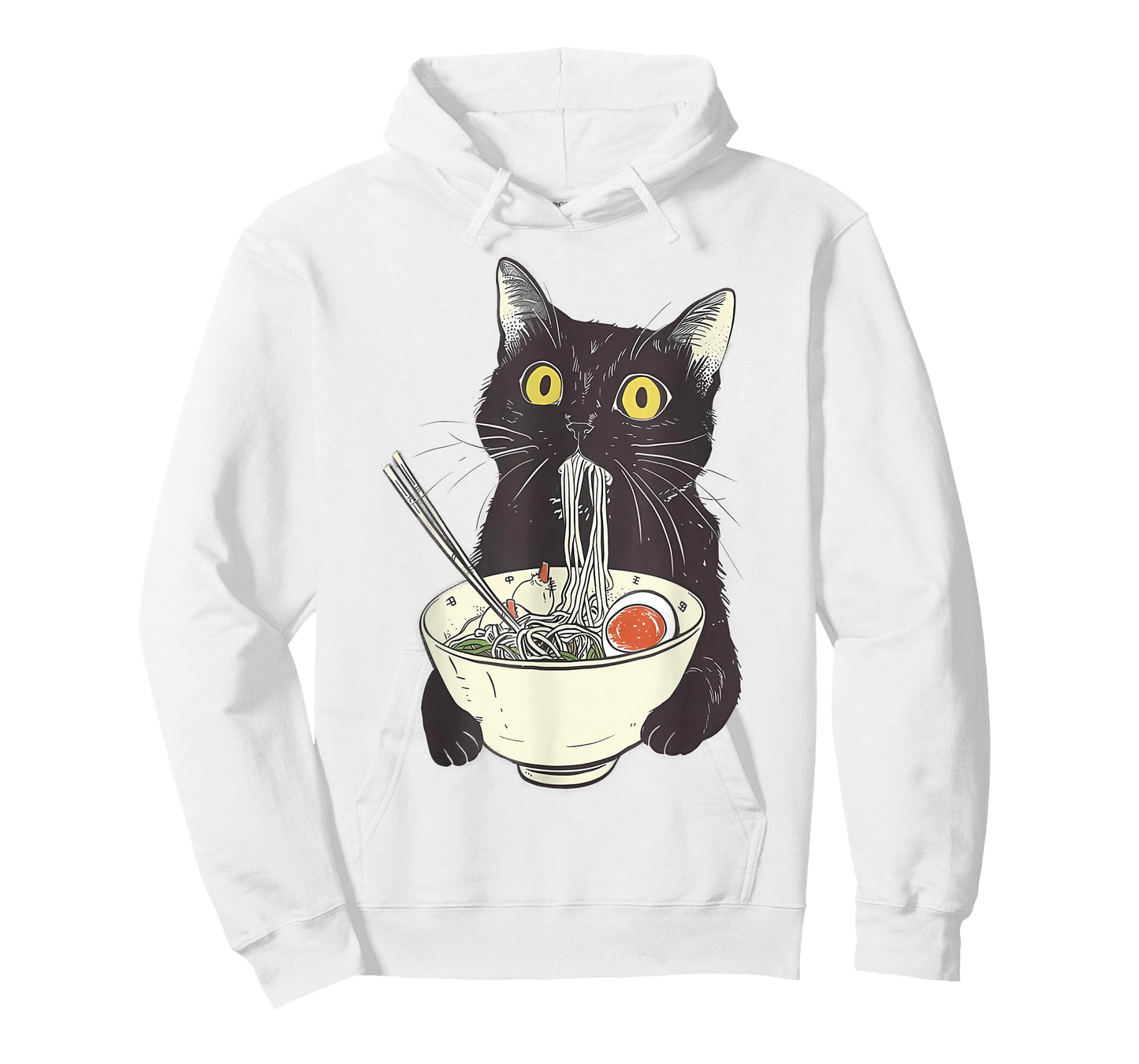 Cat Ramen Noodle Japanese Anime Manga Kawaii Cat T-Shirt