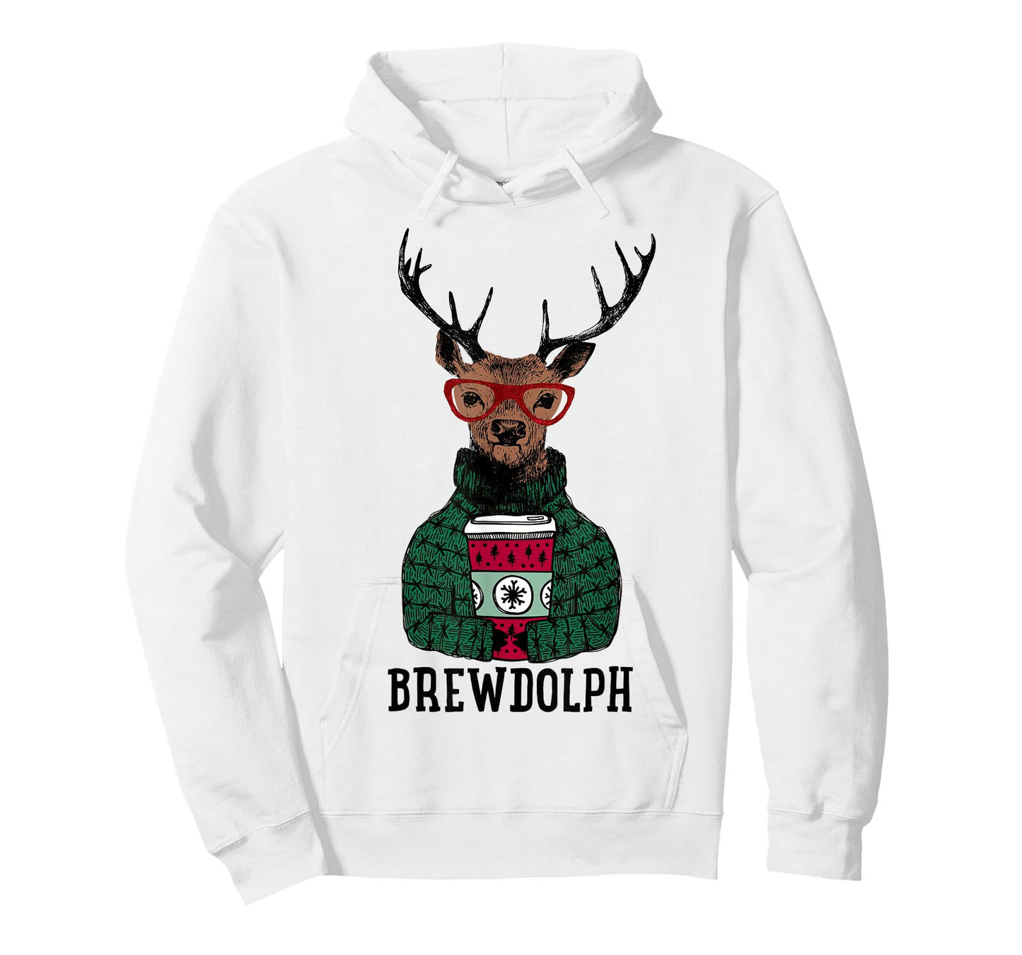 Christmas Coffee, Brewdolph, Christmas Holiday Party T-Shirt