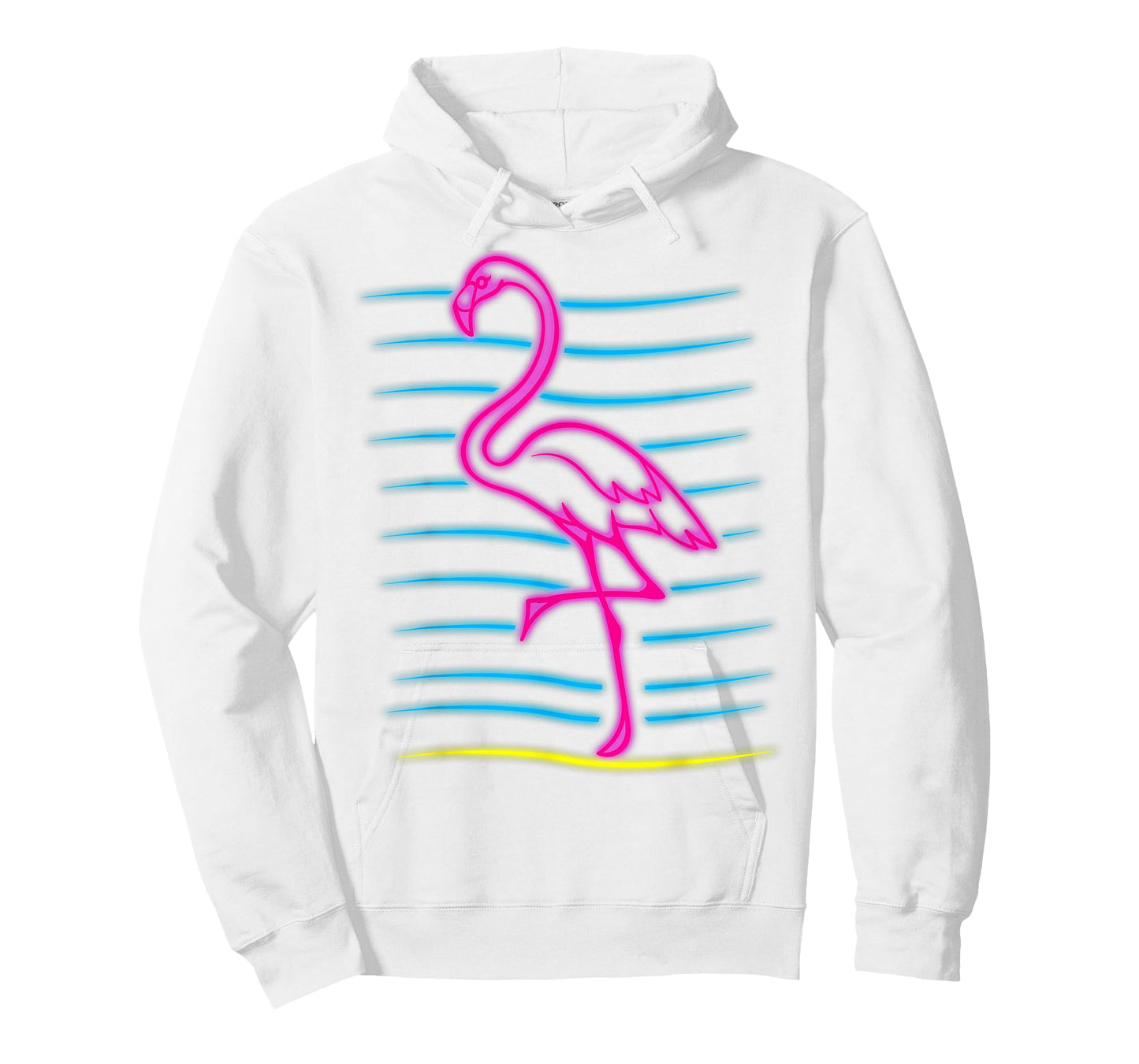 80's Retro Pink Flamingo Bird Shirt | Bird Lover Gift T-Shirt
