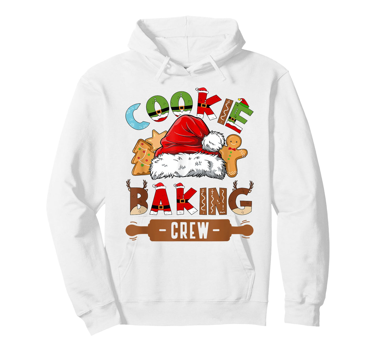 Cookie Baking Crew Pajama Family Christmas Gingerbread Team T-Shirt