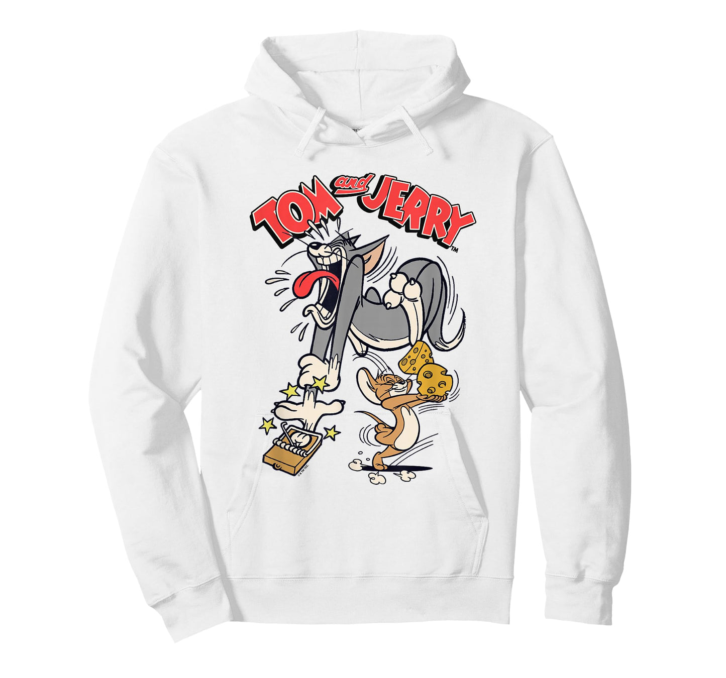 Tom and Jerry Classic Mousetrap Fail Scene Logo T-Shirt