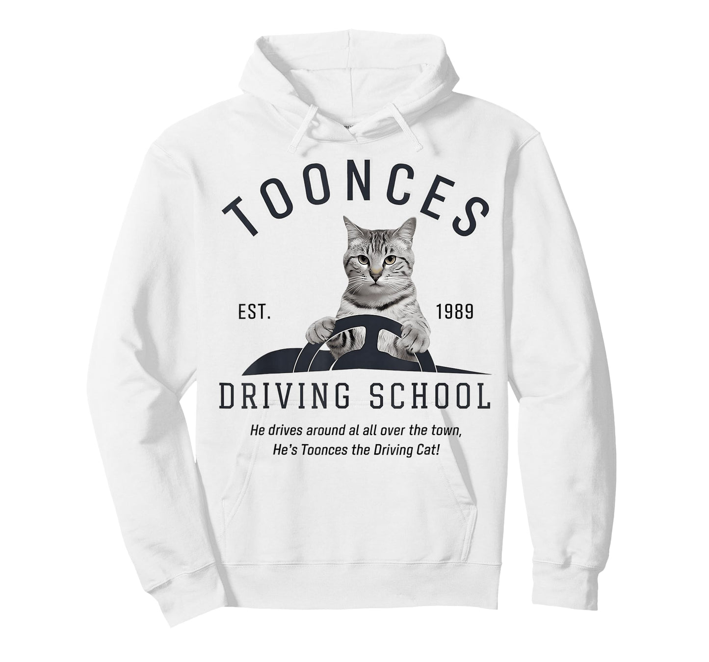 Toonces Driving School Est. 1989 - The Driving Cat T-Shirt