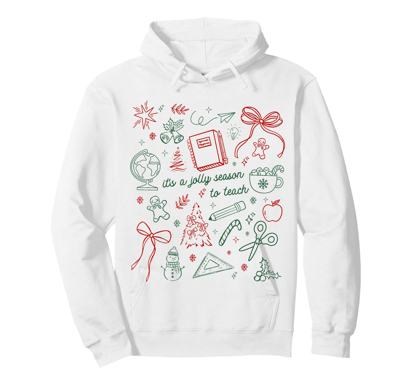It's A Jolly Season to Teach Teacher Christmas T-Shirt