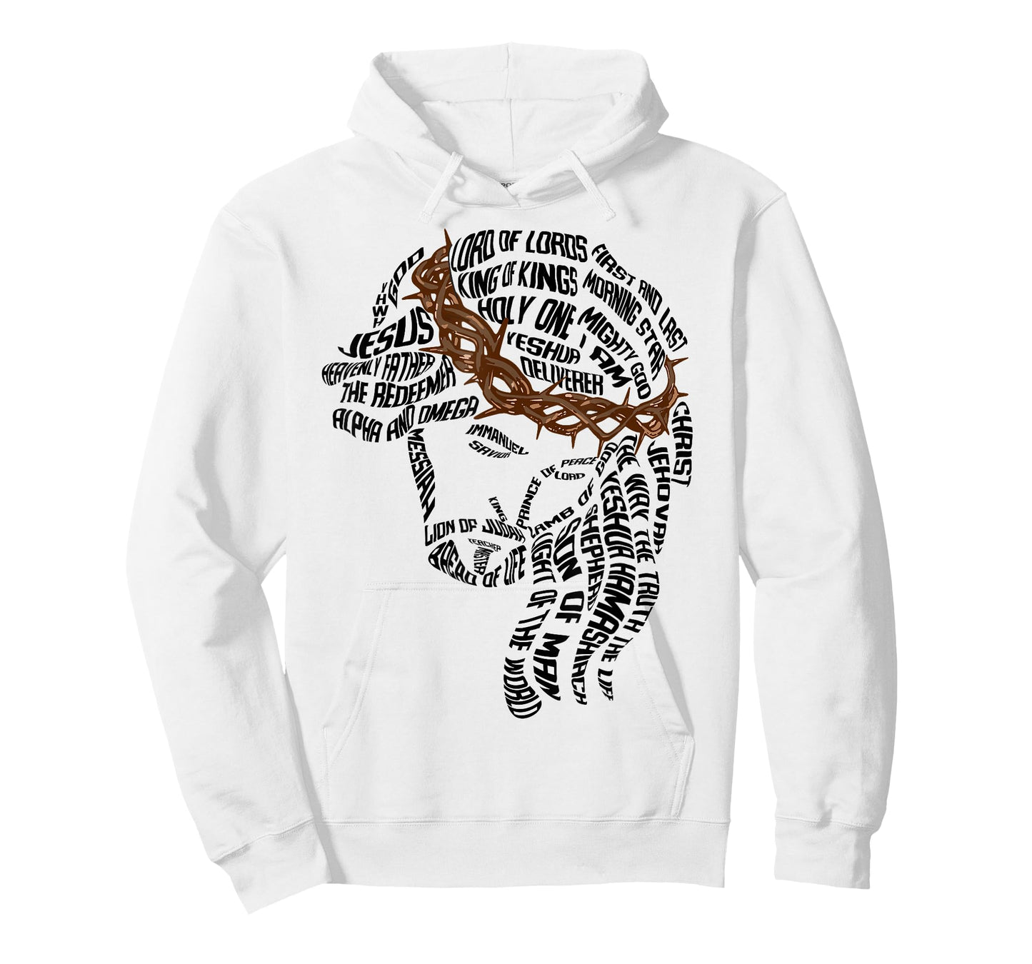 Christian Names of Jesus Christ Face Gospel Religious Bible T-Shirt