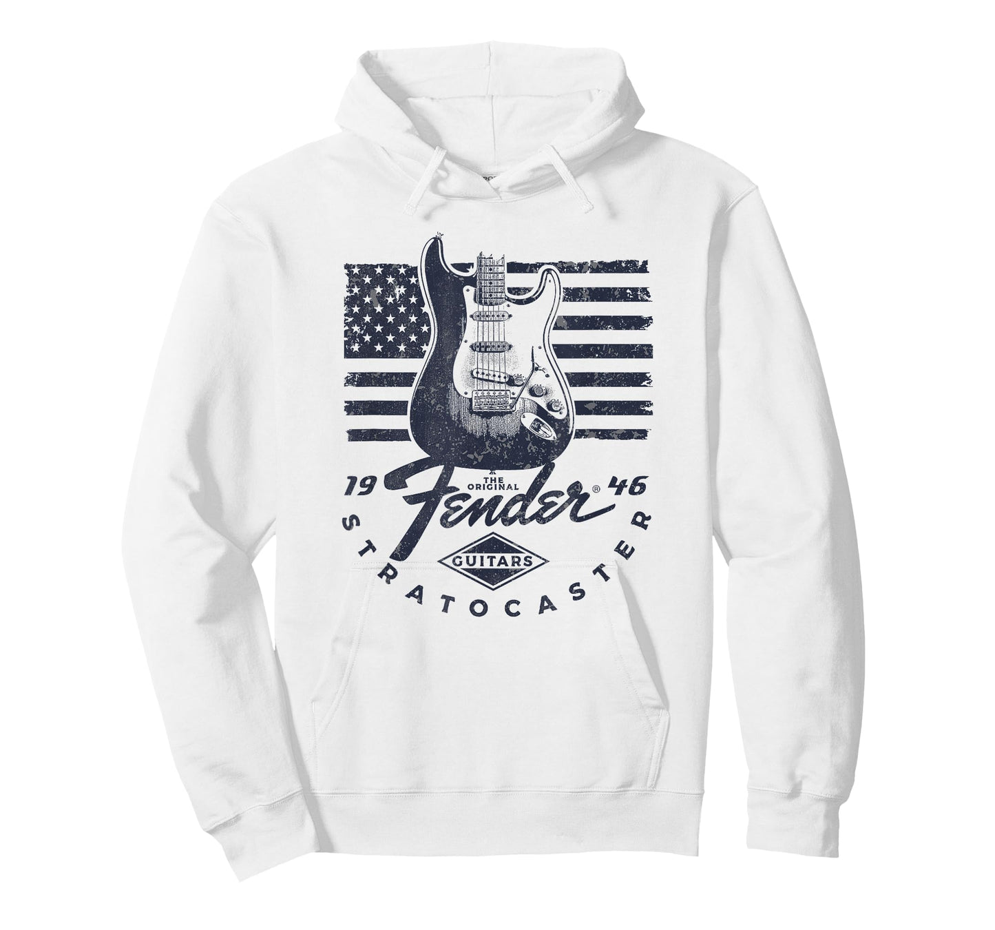 Fender 1946 Stratocaster American Flag Backdrop T-Shirt