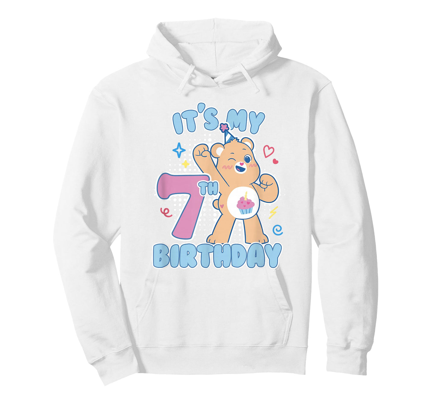 Care Bears Birthday Bear It's My 7th Birthday Celebration T-Shirt