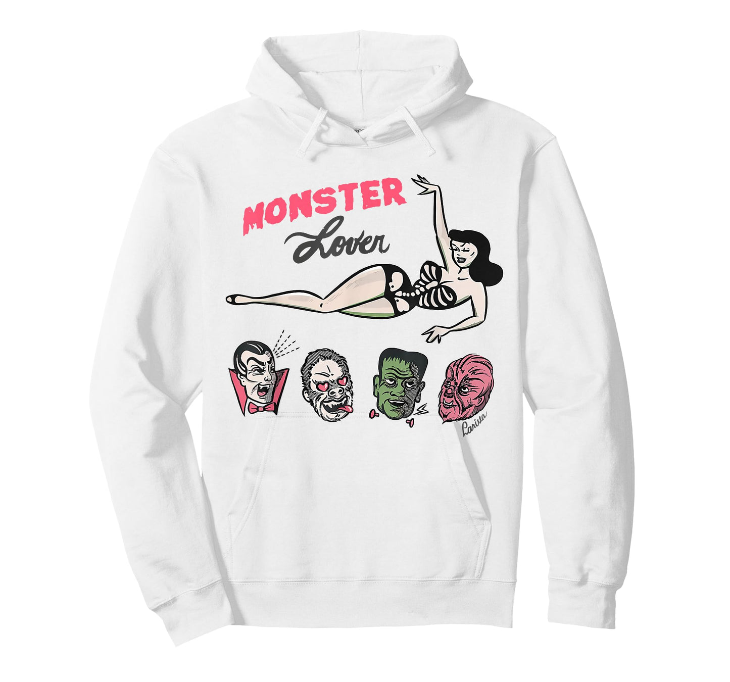 Retro Funny Monster Lover Vampire Frankenstein Halloween T-Shirt