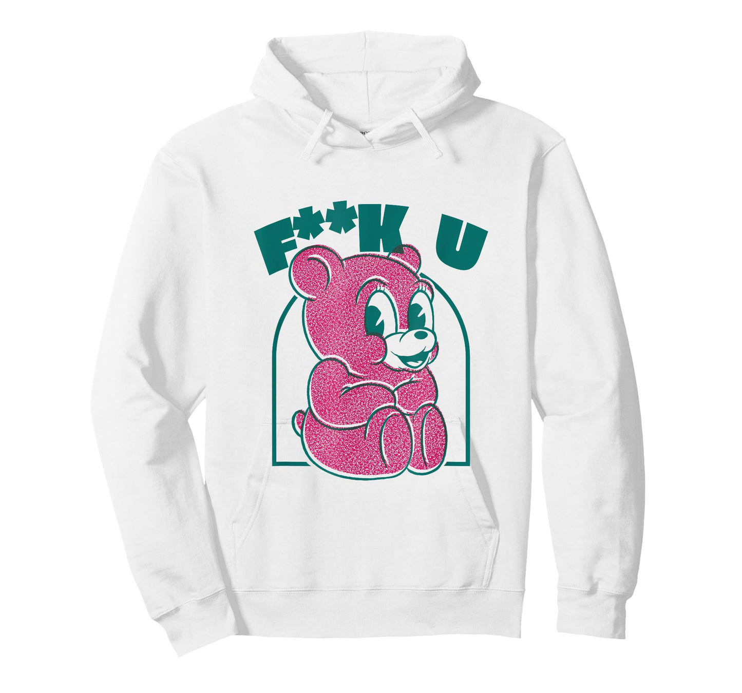 Cute teddy bear Fuck You provocative middle finger T-Shirt