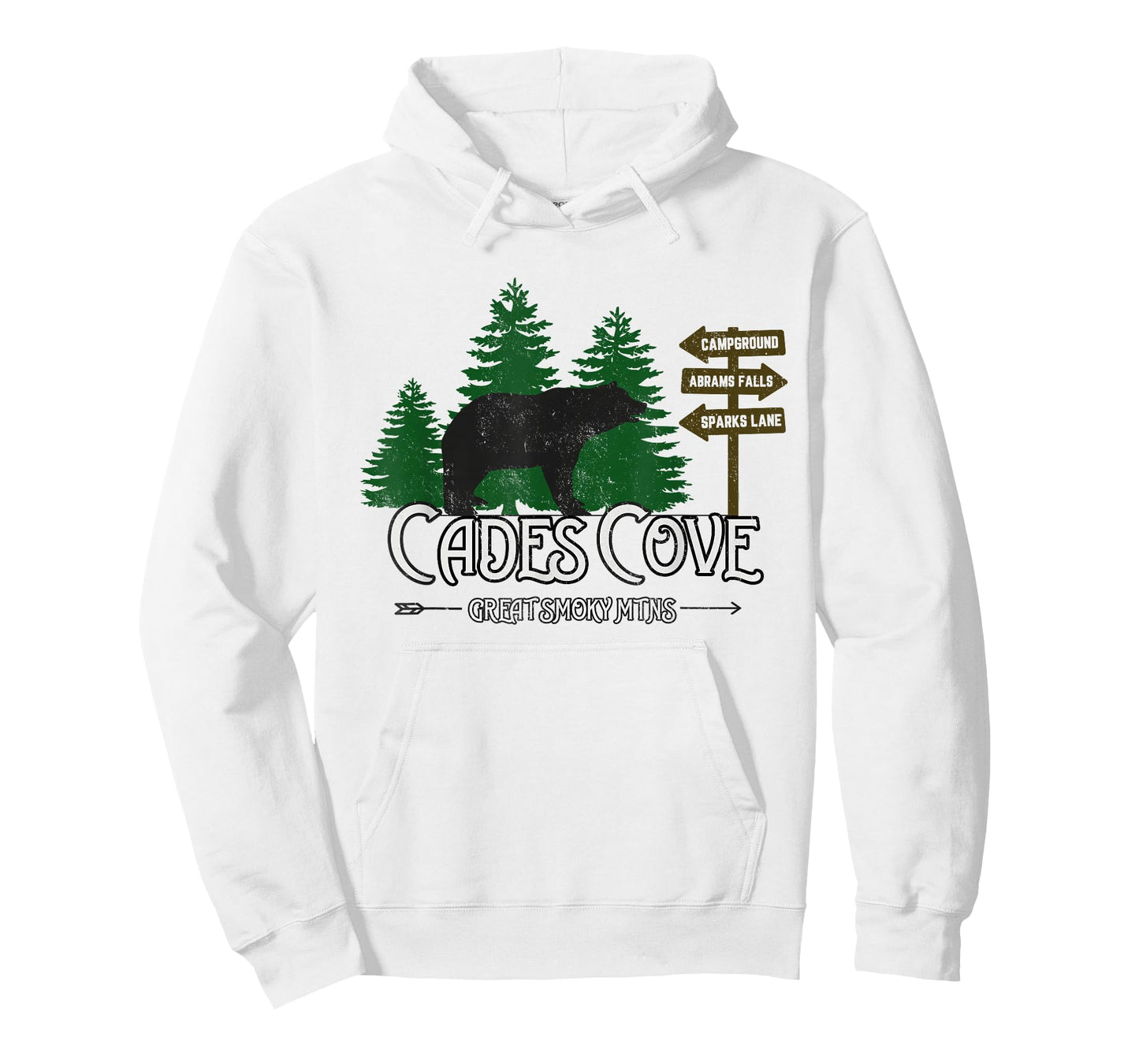 Cades Cove Black Bear Road Sign T-Shirt