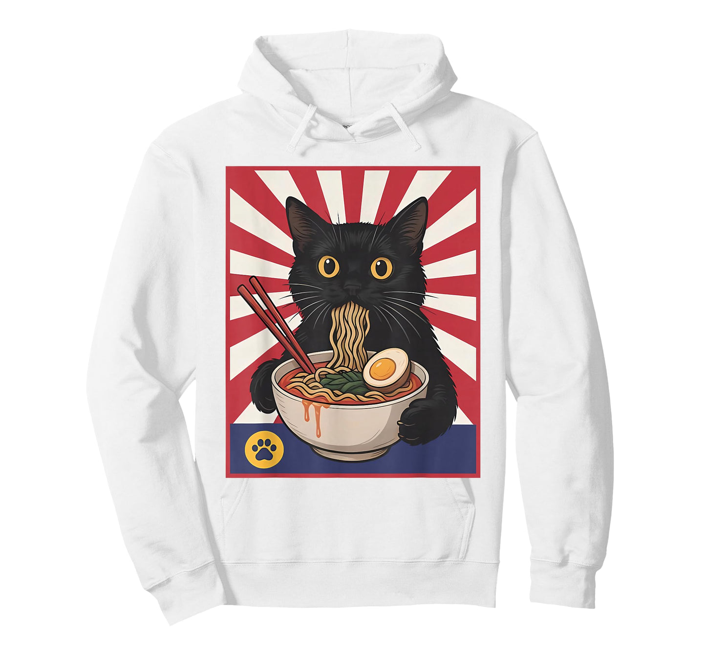 Cat Ramen Japanese Funny Kawaii Cat T-Shirt