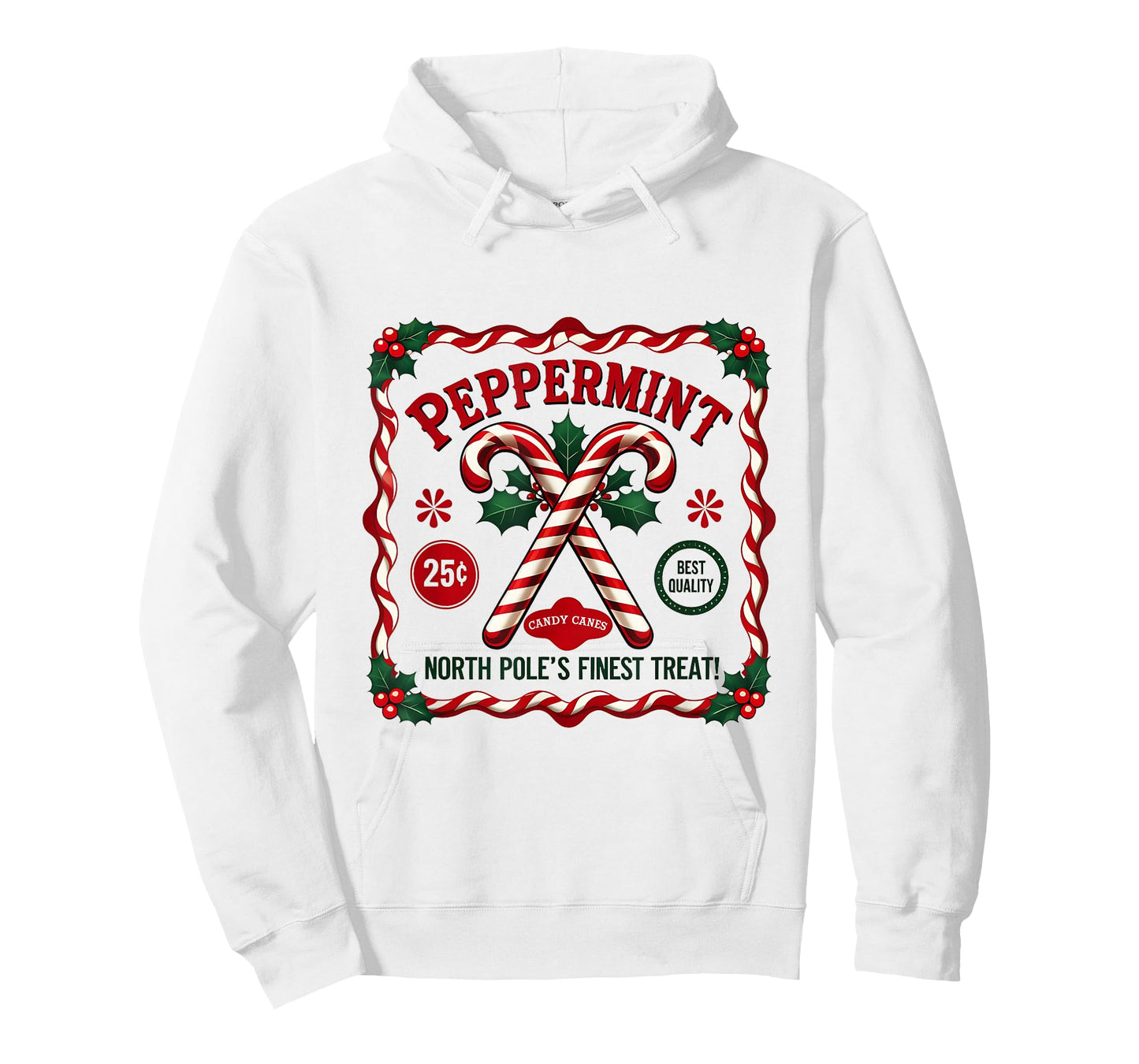 Christmas Old Fashioned Vintage North Pole Candy Company T-Shirt