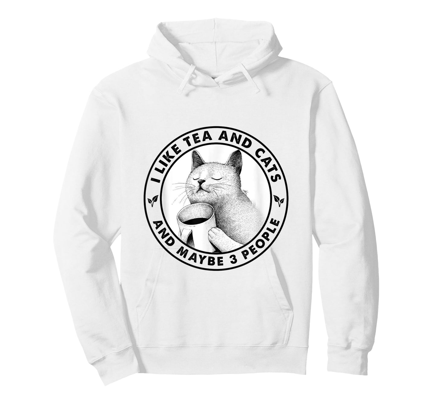 I Like Cats And Tea And Maybe 3 People Tea Drinking T-Shirt