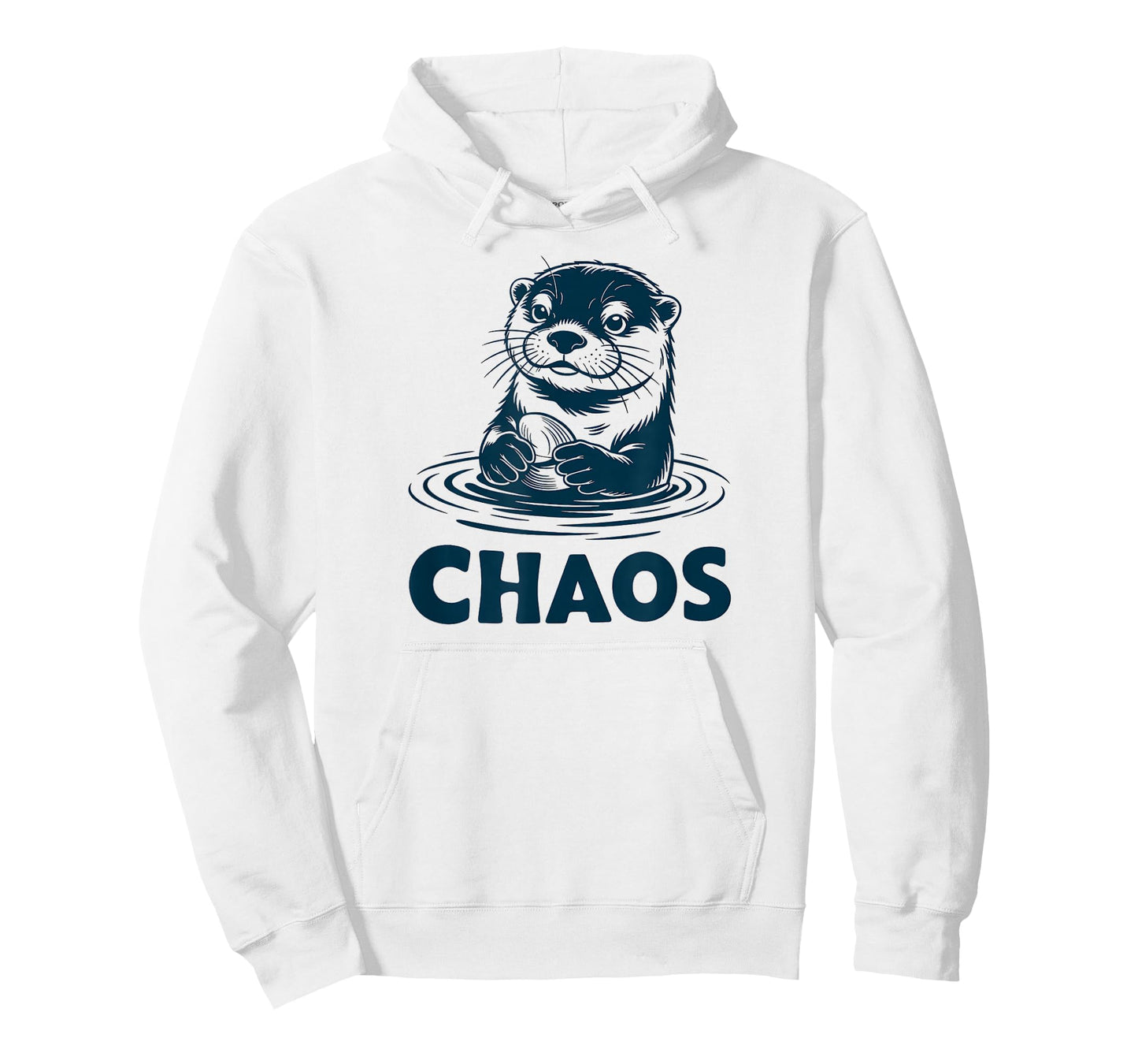 Cute Otter Chaos Ocean Pun T-Shirt