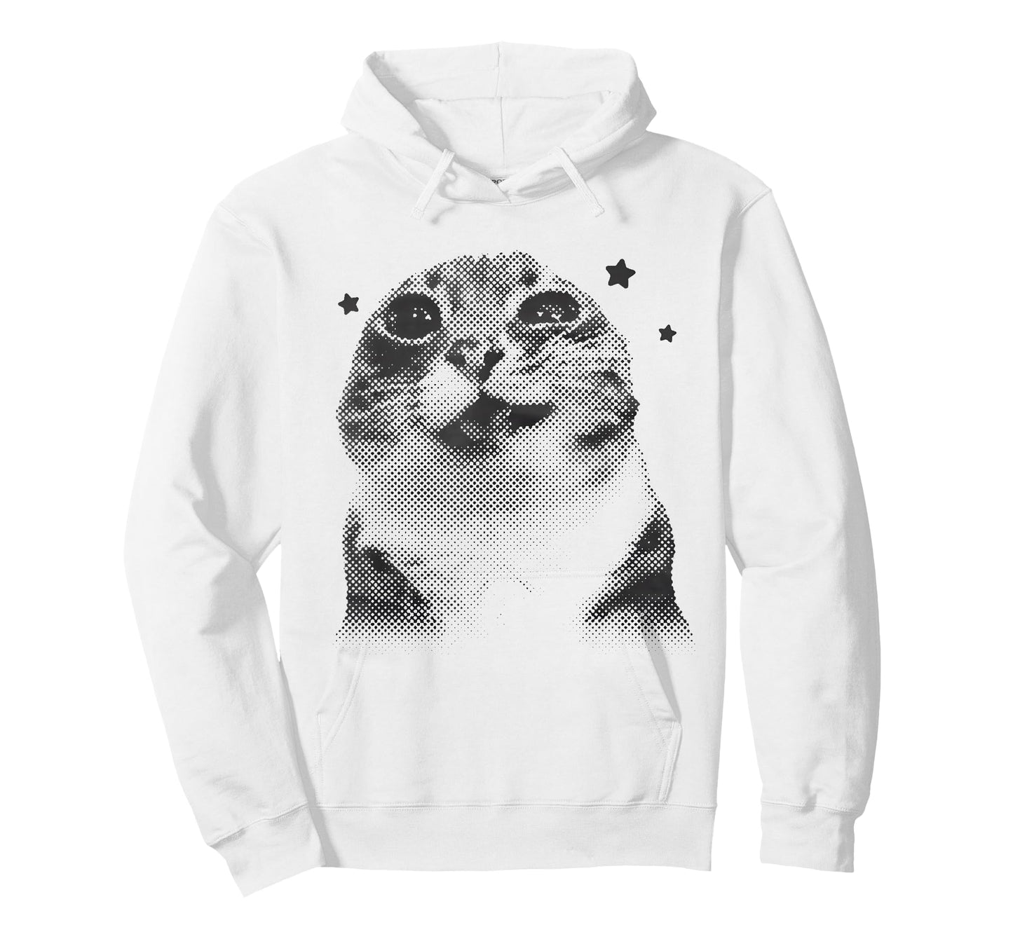 Funny Retro Cat Silly Vintage Kitten Meme Cat Lover T-Shirt