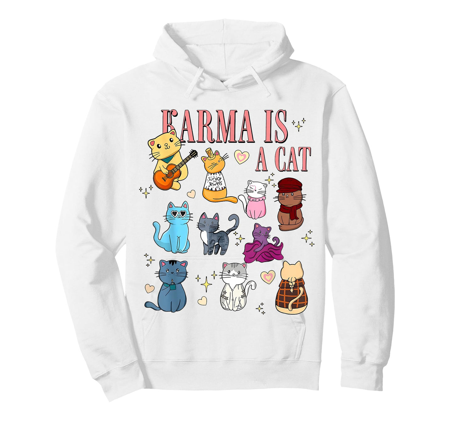 Cute Funny Cat Lover Cat is Karma T-Shirt