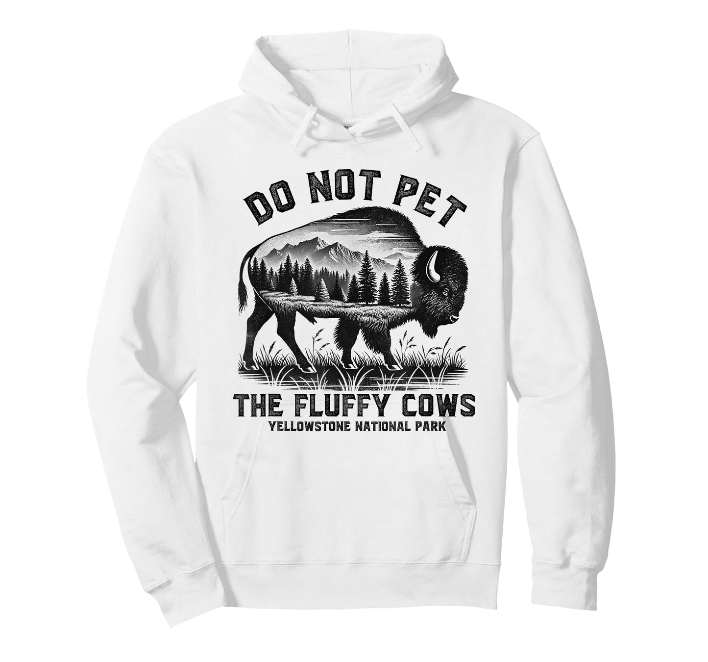 Do Not Pet The Fluffy Cows Yellowstone National Park Souveni T-Shirt