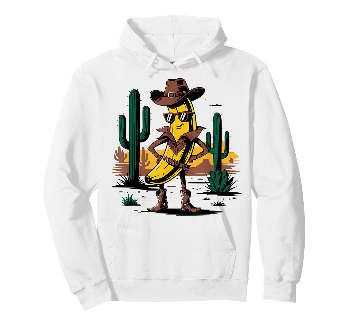 Funny Banana Cowboy Cowgirl Desert Country Life Western T-Shirt